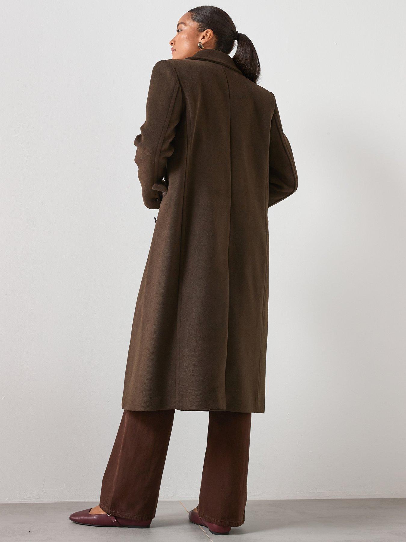 mango-double-breasted-wool-coat-greenstillFront