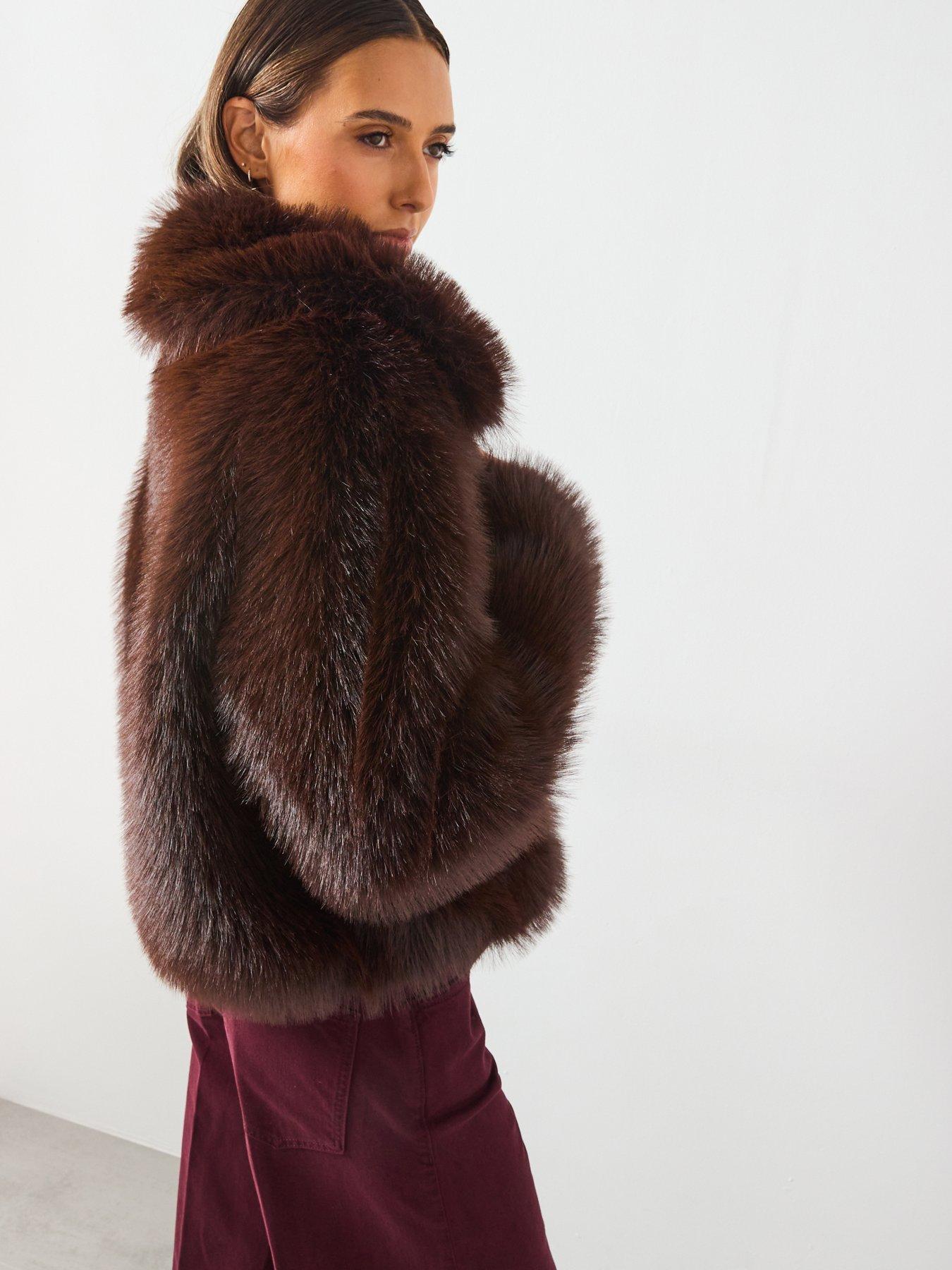 mango-faux-fur-jacket-with-lapels-browndetail