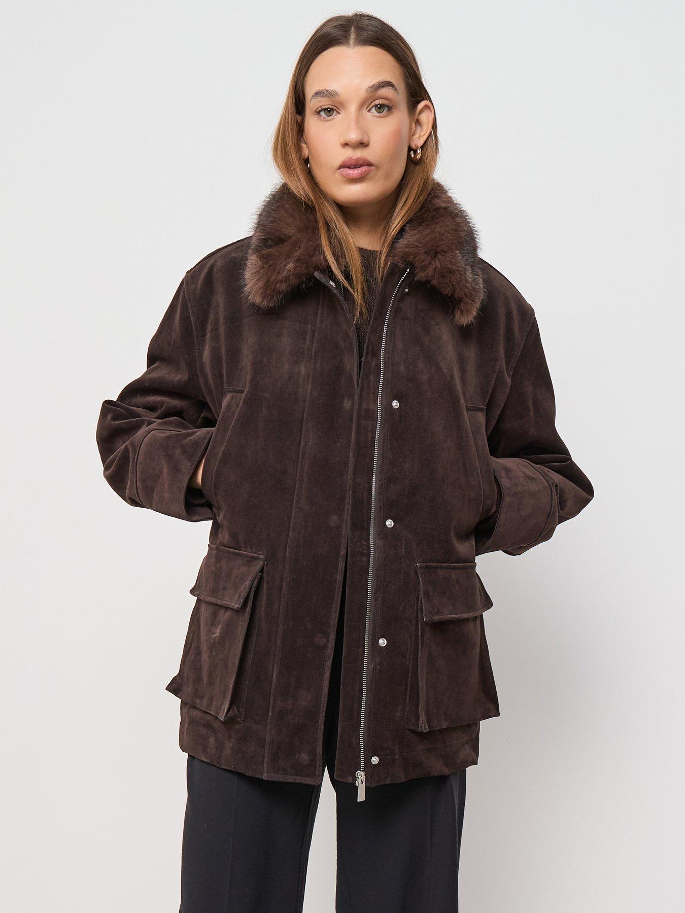 mango-velvet-finish-parka-with-faux-fur-collar