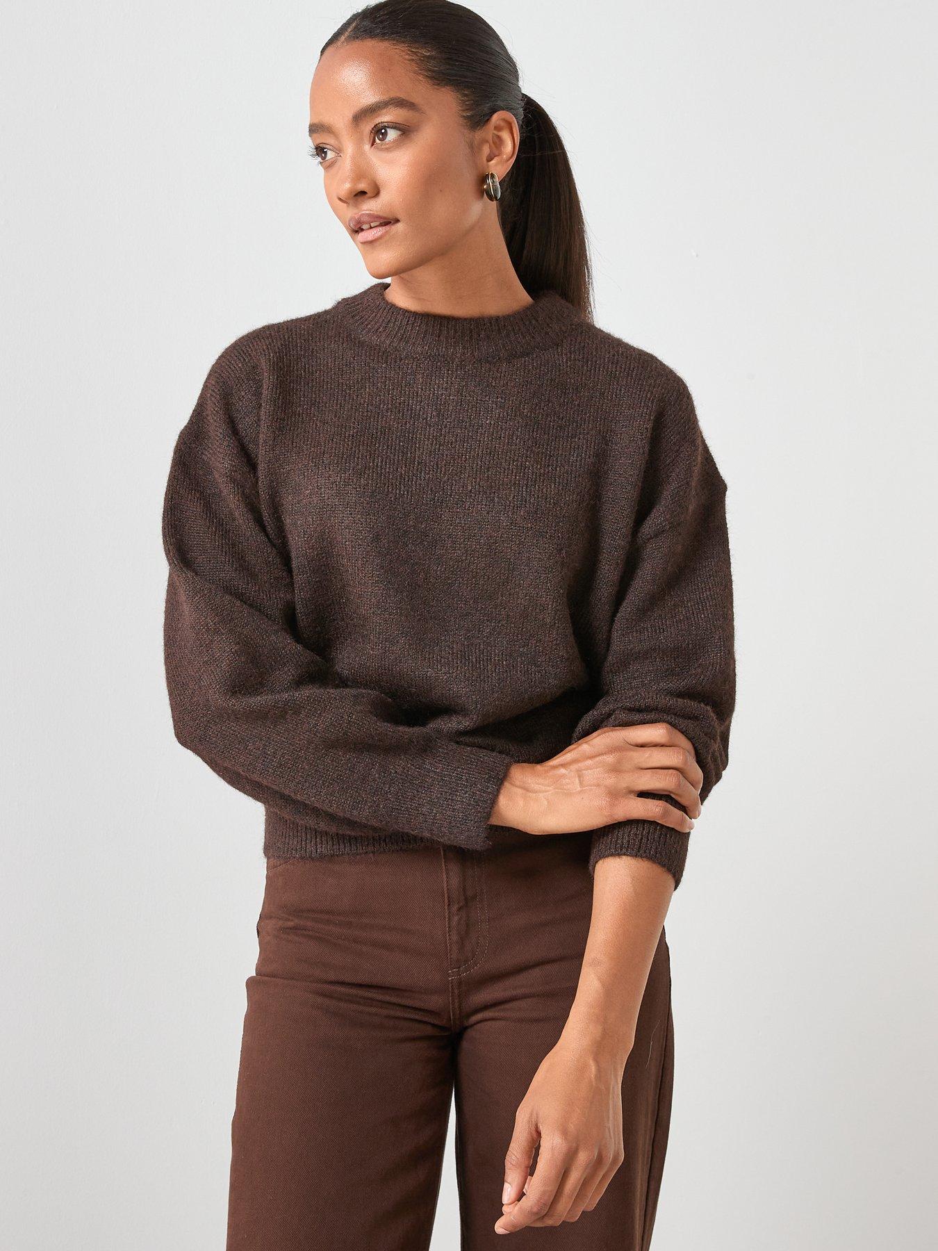 mango-oversized-jumper-brownoutfit