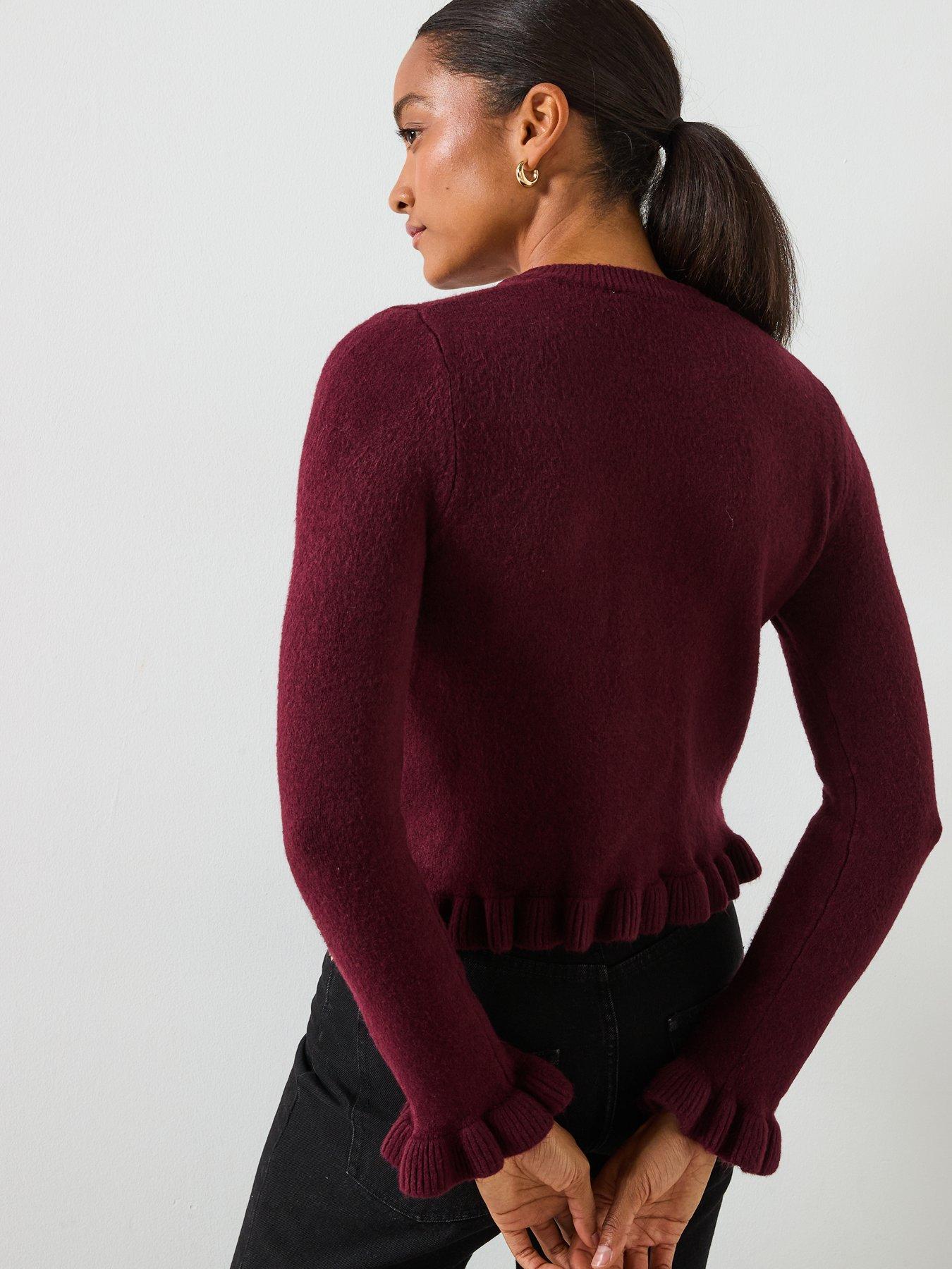 mango-ruffle-knit-cardiganstillFront
