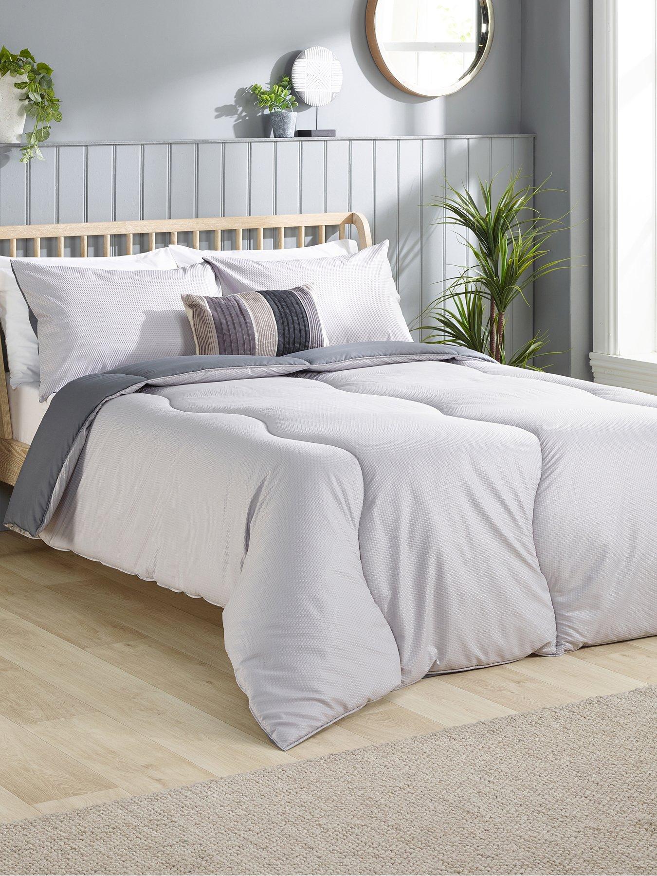 Slumberdown Coverless Comfort Embossed Waffle Duvet, 4.5 Tog