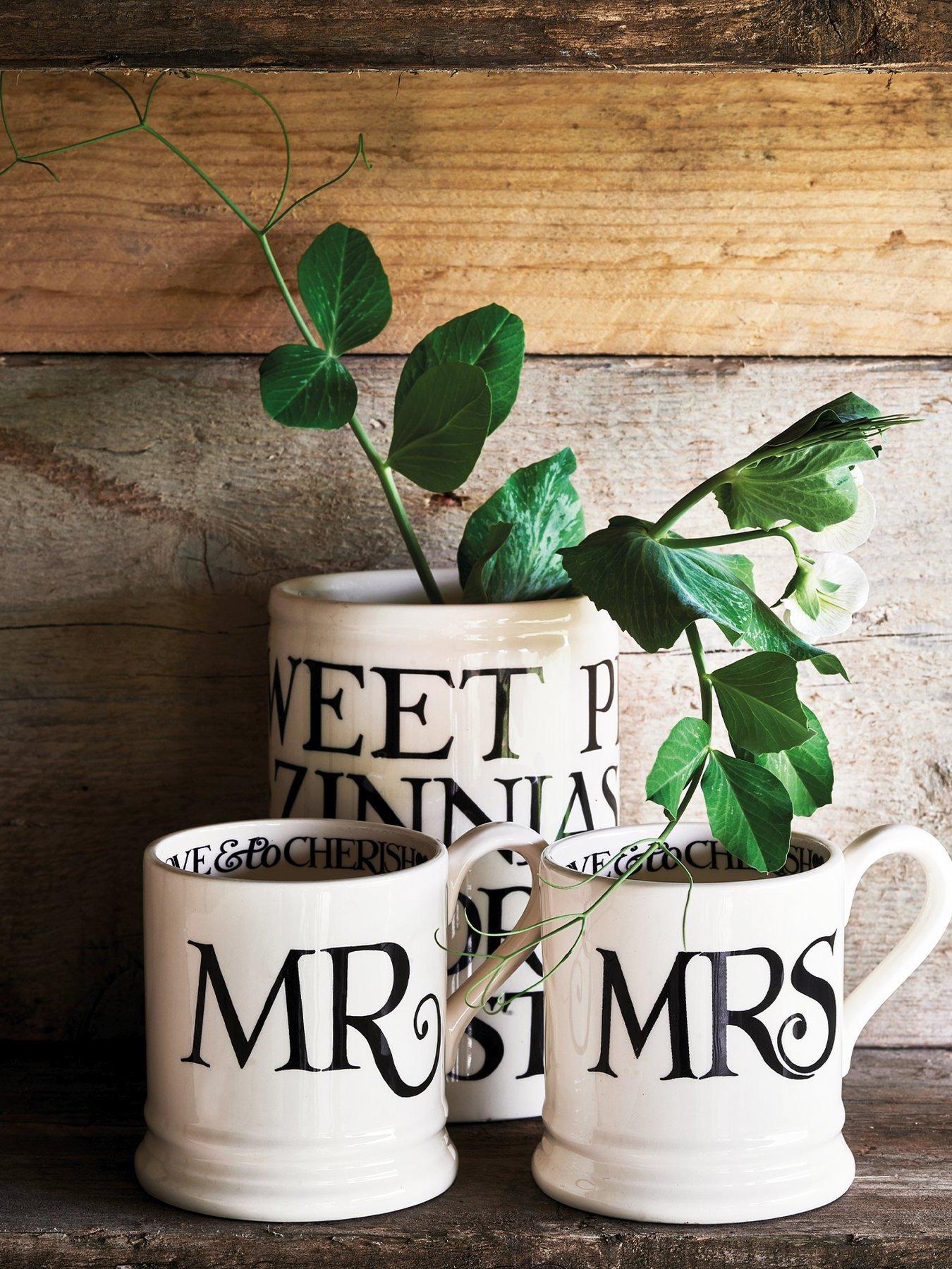 Emma Bridgewater Mr & Mrs Set Of 2 Mugs