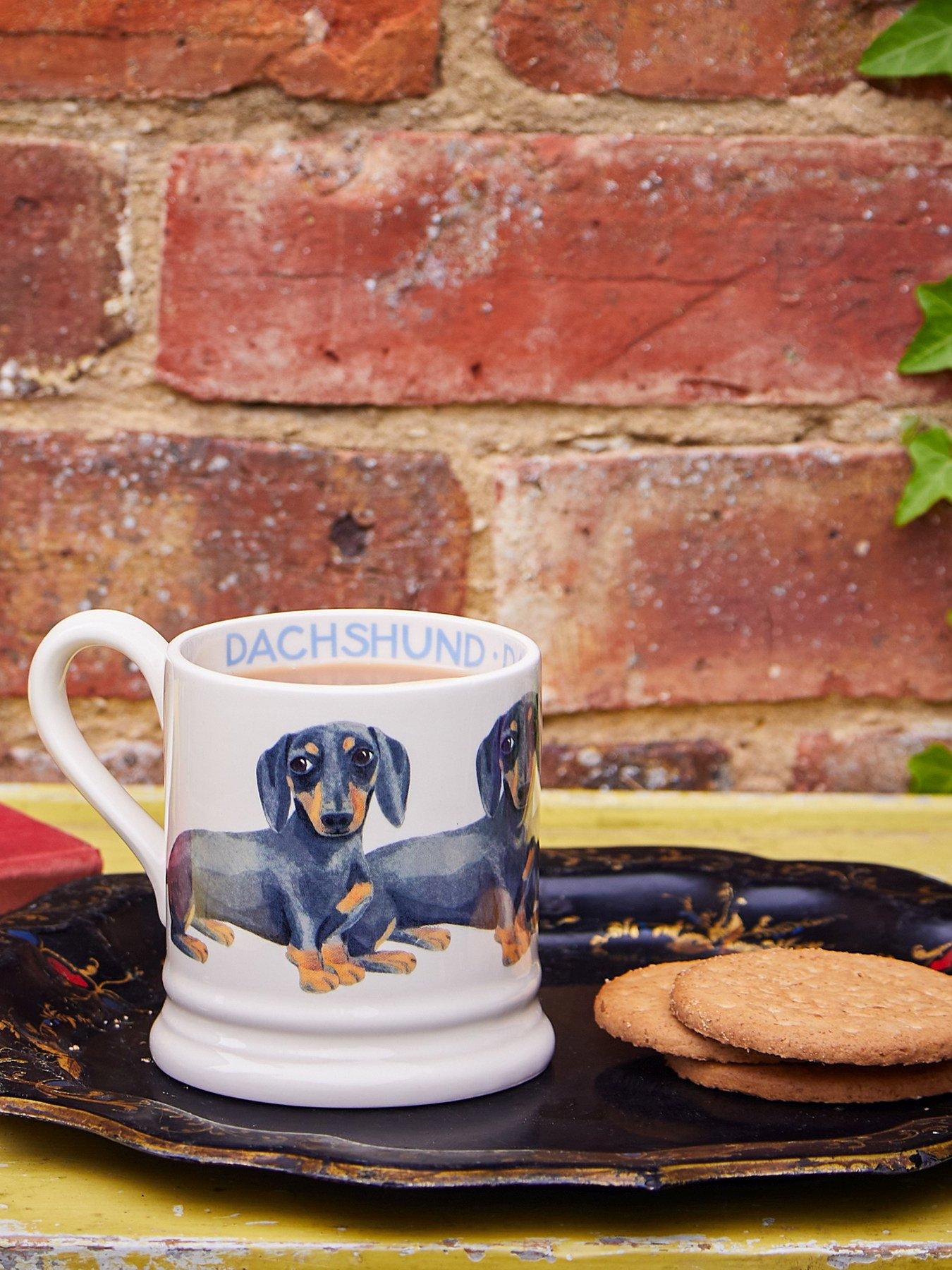 Image 1 of 6 of Emma Bridgewater Dachshund Single 1/2 Pint Mug