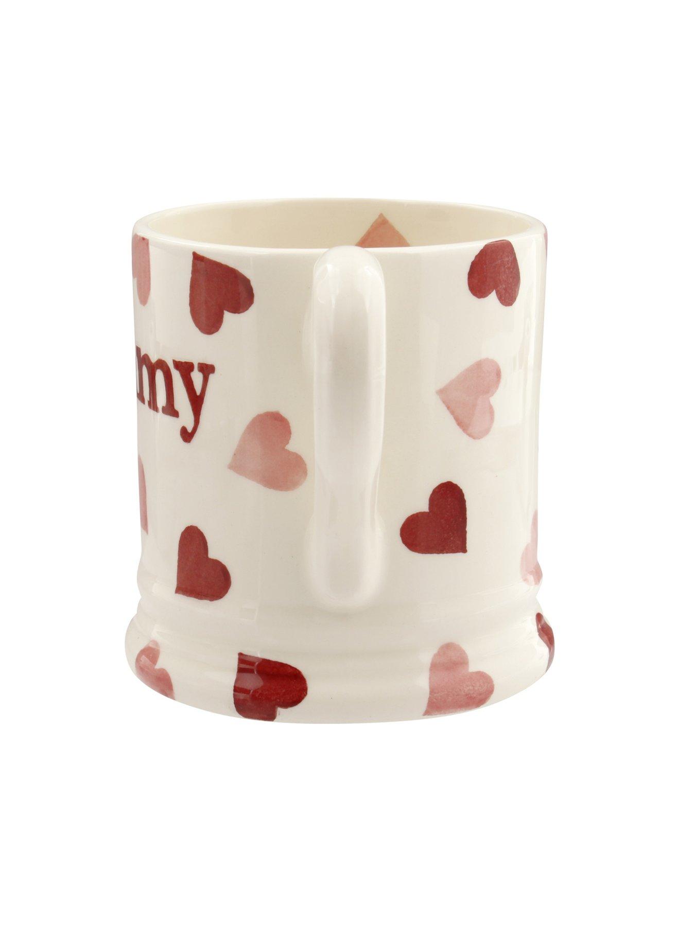 Image 3 of 5 of Emma Bridgewater Pink Hearts Mummy Single 1/2 Pint Mug