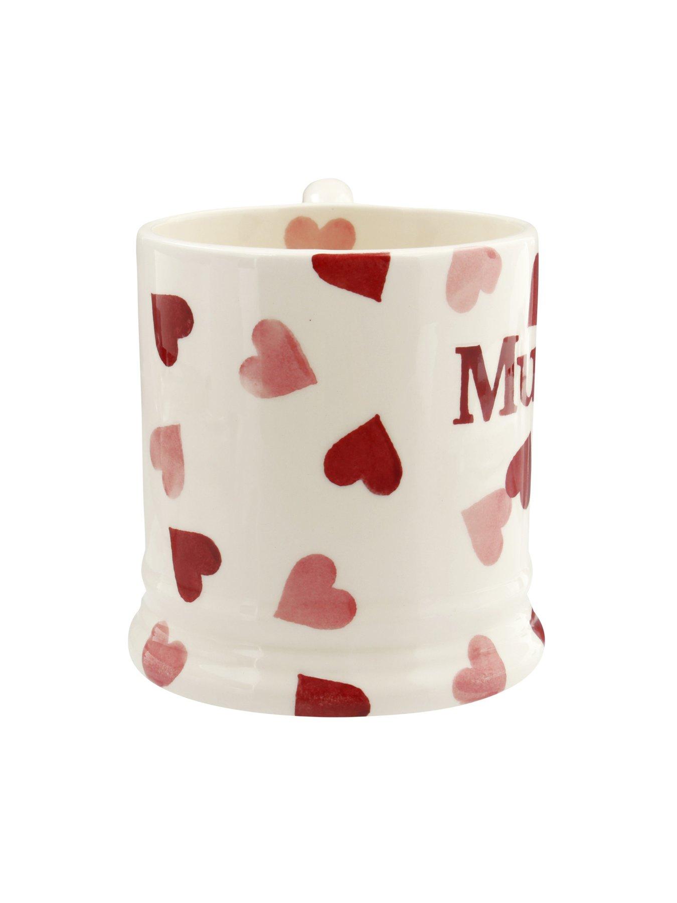 Image 5 of 5 of Emma Bridgewater Pink Hearts Mummy Single 1/2 Pint Mug