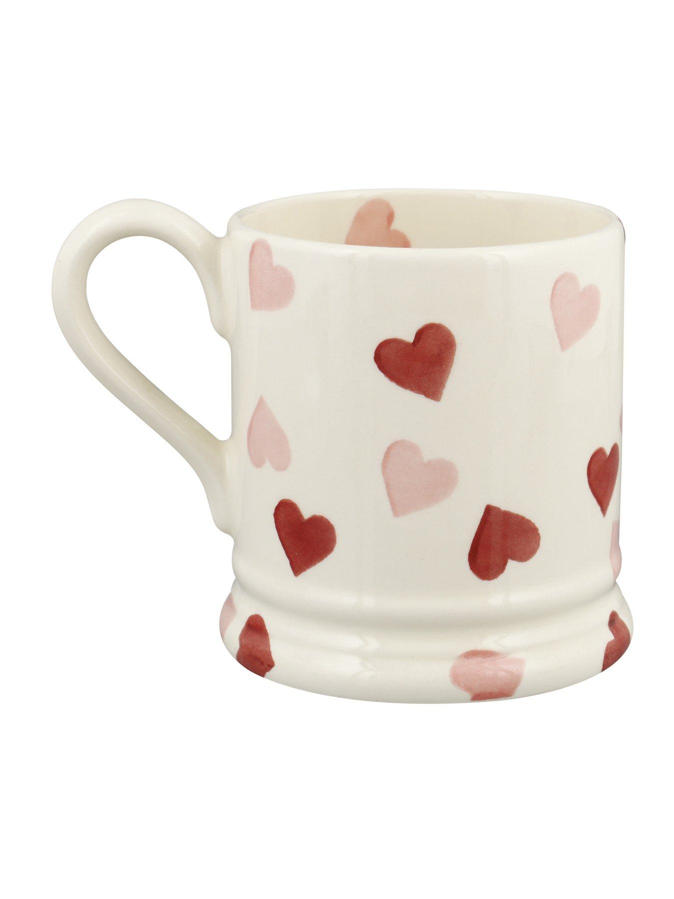 Image 4 of 6 of Emma Bridgewater Pink Hearts Single 1/2 Pint Mug