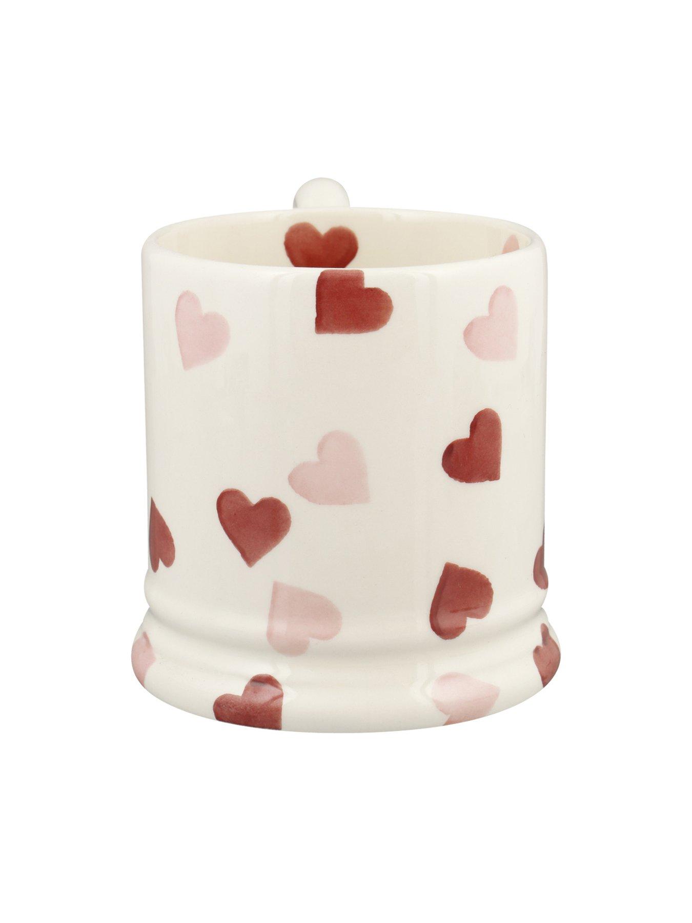 Image 5 of 6 of Emma Bridgewater Pink Hearts Single 1/2 Pint Mug