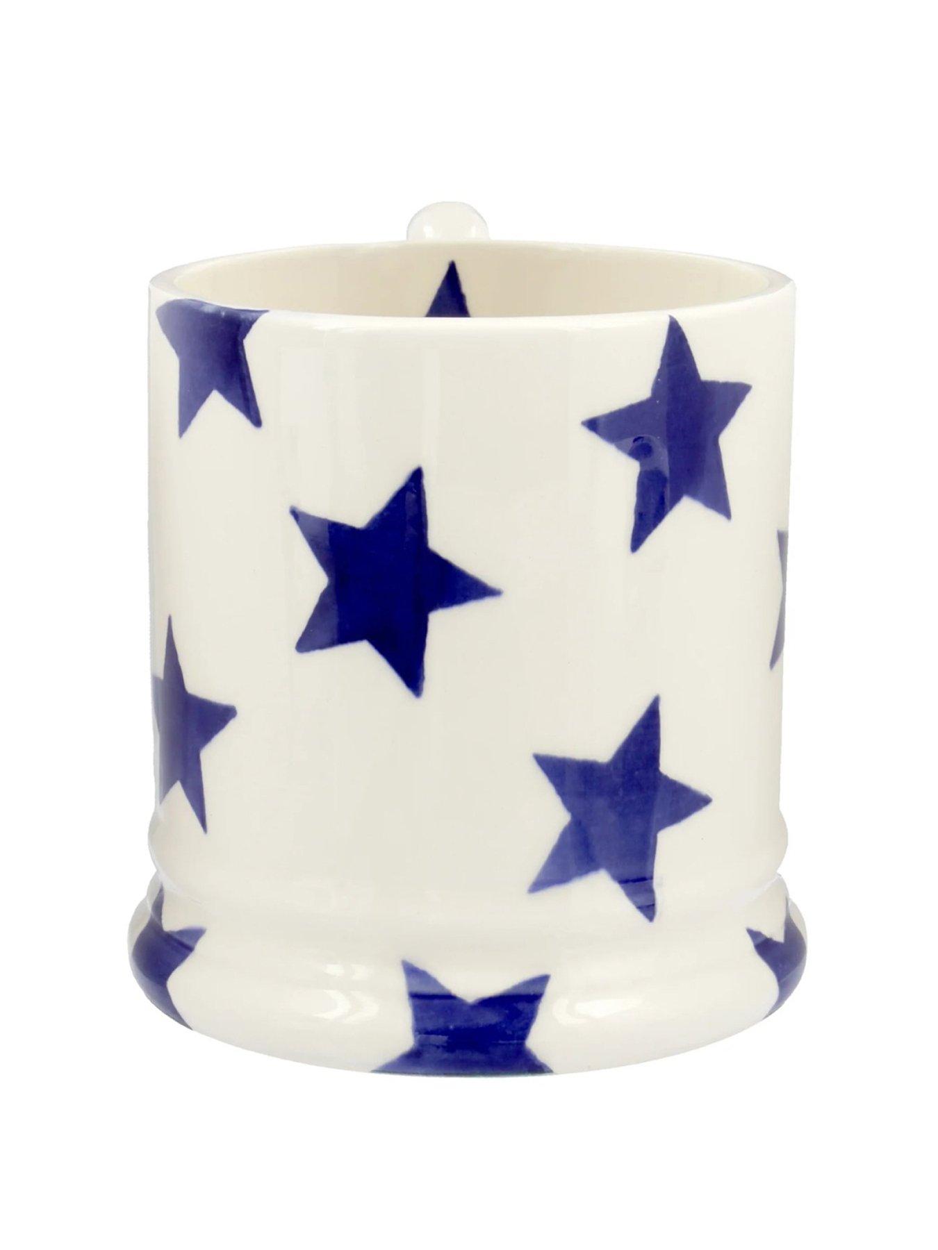 Image 2 of 4 of Emma Bridgewater Blue Star Single 1/2 Pint Mug