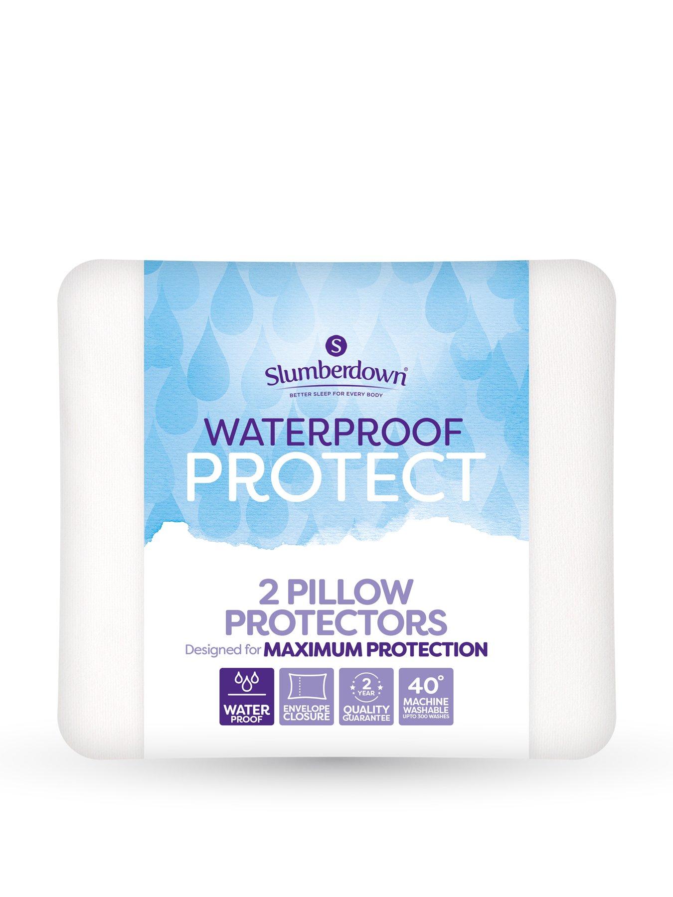 Slumberdown Slumberdown Waterproof Protect Pillow Protector, 2 Pack - 300 Washes