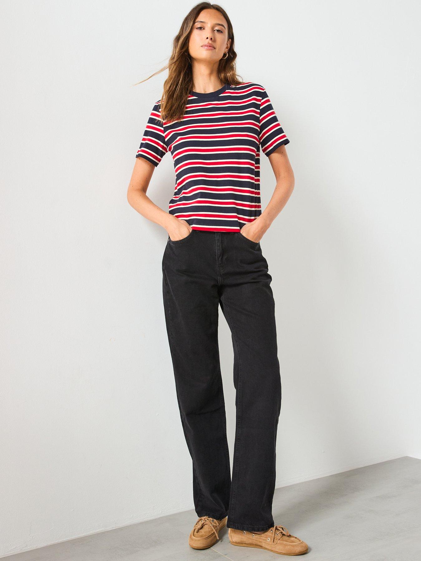 mango-striped-cotton-t-shirt-navyback