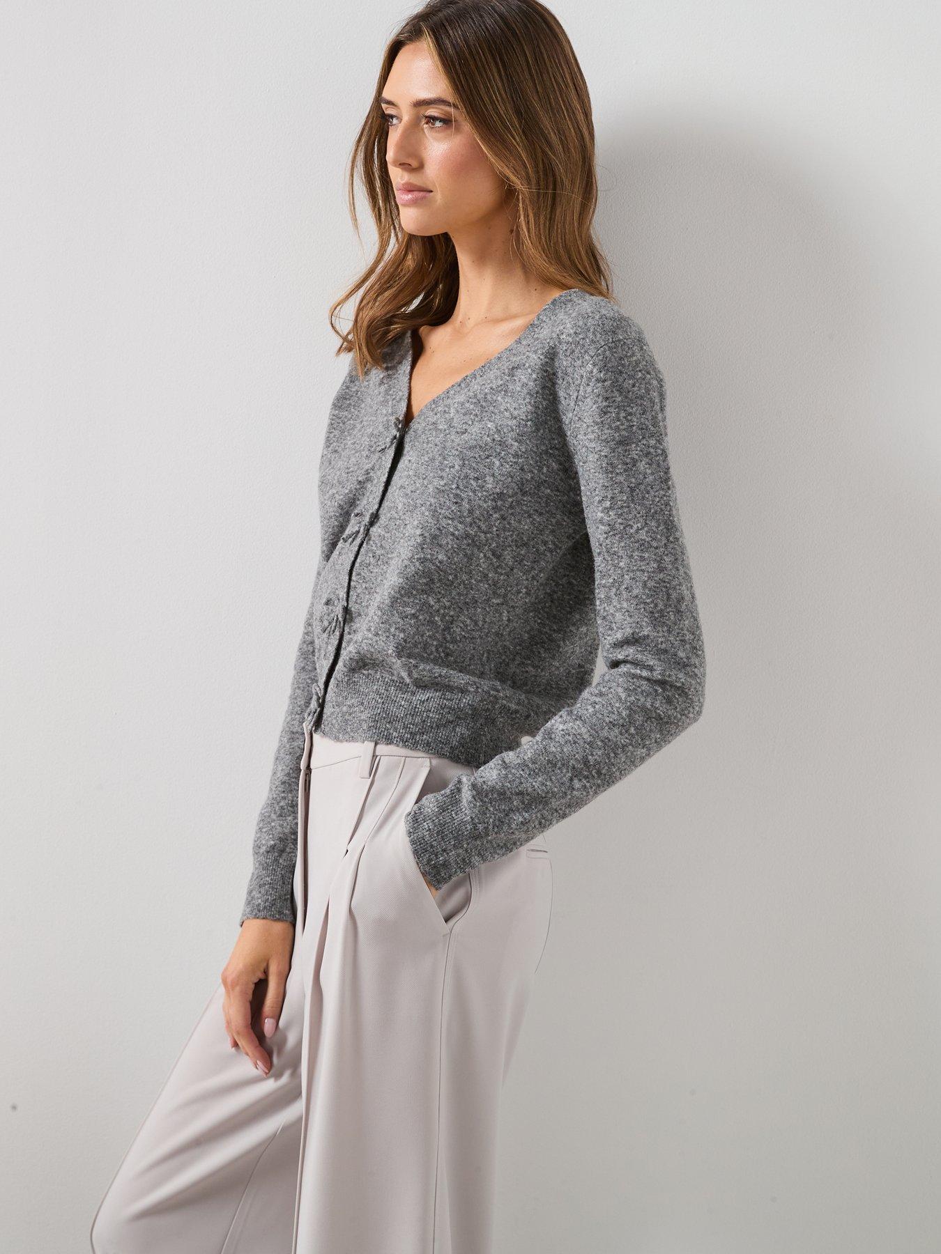 mango-v-neck-wool-blend-cardigan-greydetail