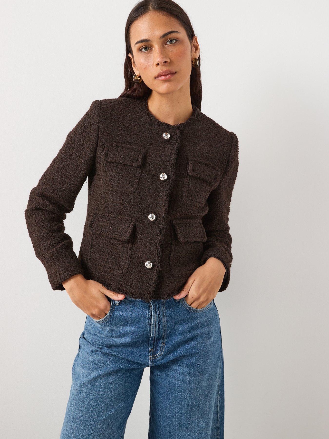 Image 6 of 6 of Mango Tweed Jacket