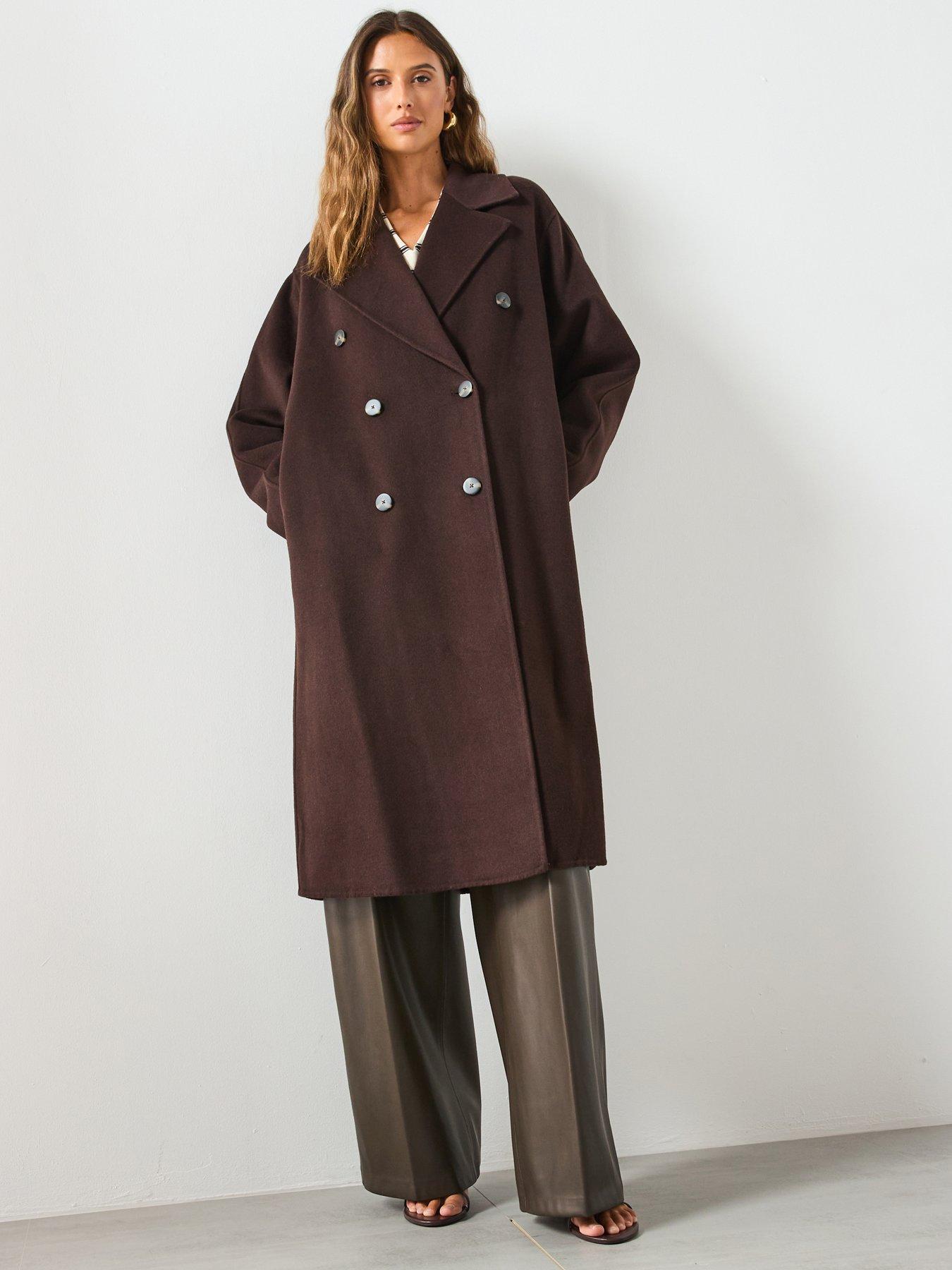 mango-handmade-oversized-wool-coat-brown