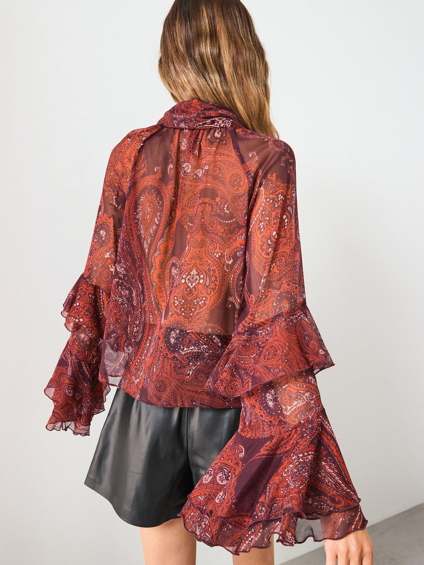 mango-paisley-print-blouse-redstillFront
