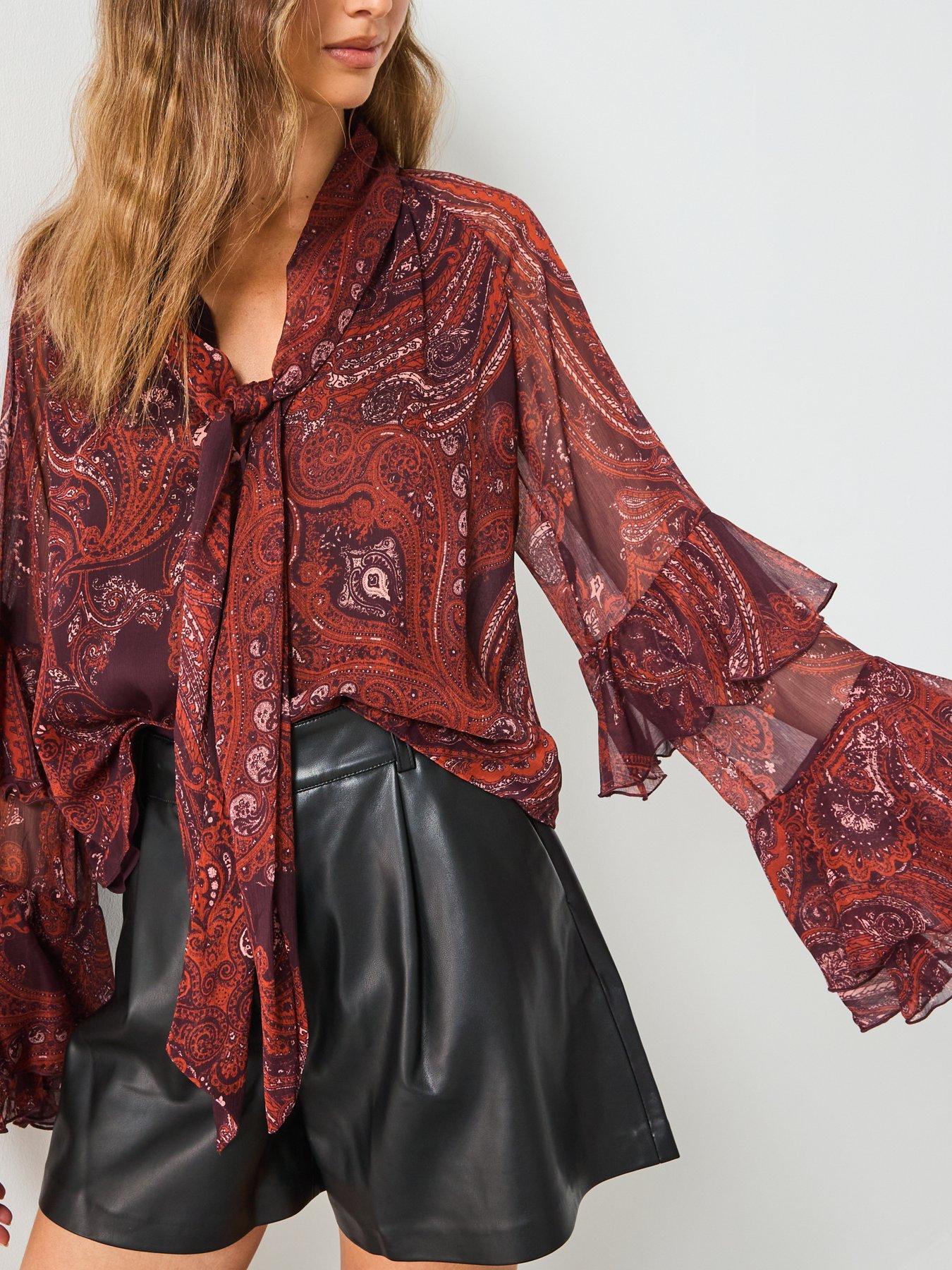 mango-paisley-print-blouse-redoutfit