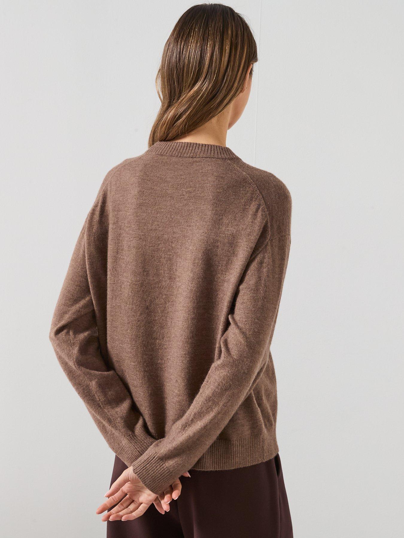 mango-oversized-jersey-with-ribbed-trim-greystillFront