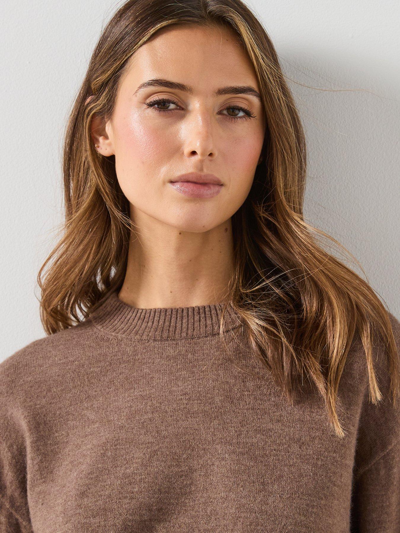 mango-oversized-jersey-with-ribbed-trim-greydetail