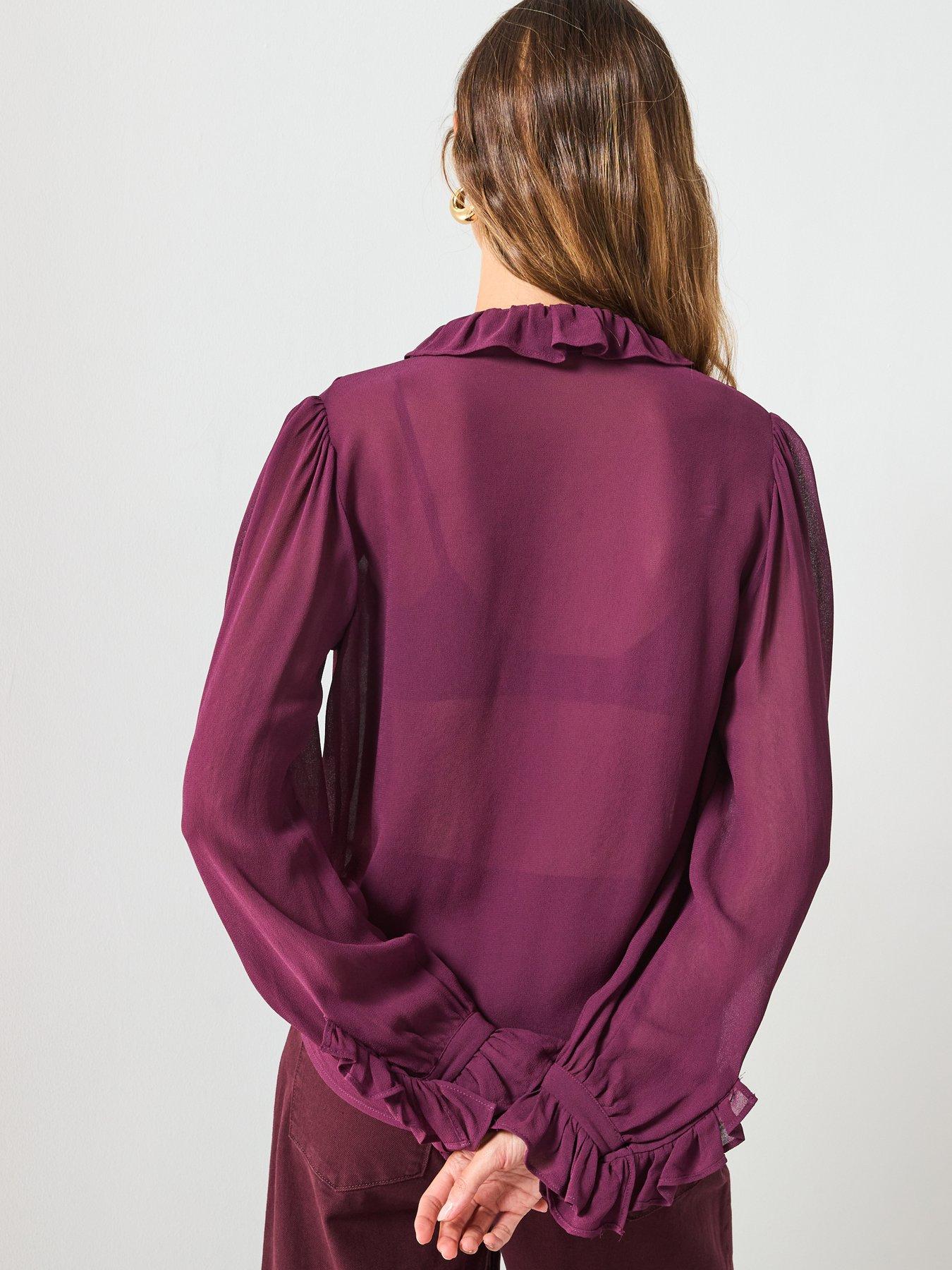 mango-ruffled-blouse-with-scarf-redstillFront