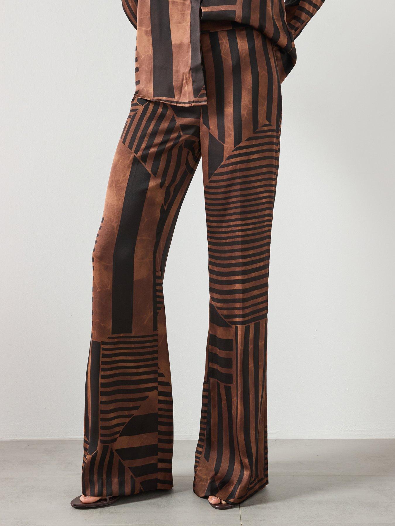 mango-satin-striped-trousers-brown