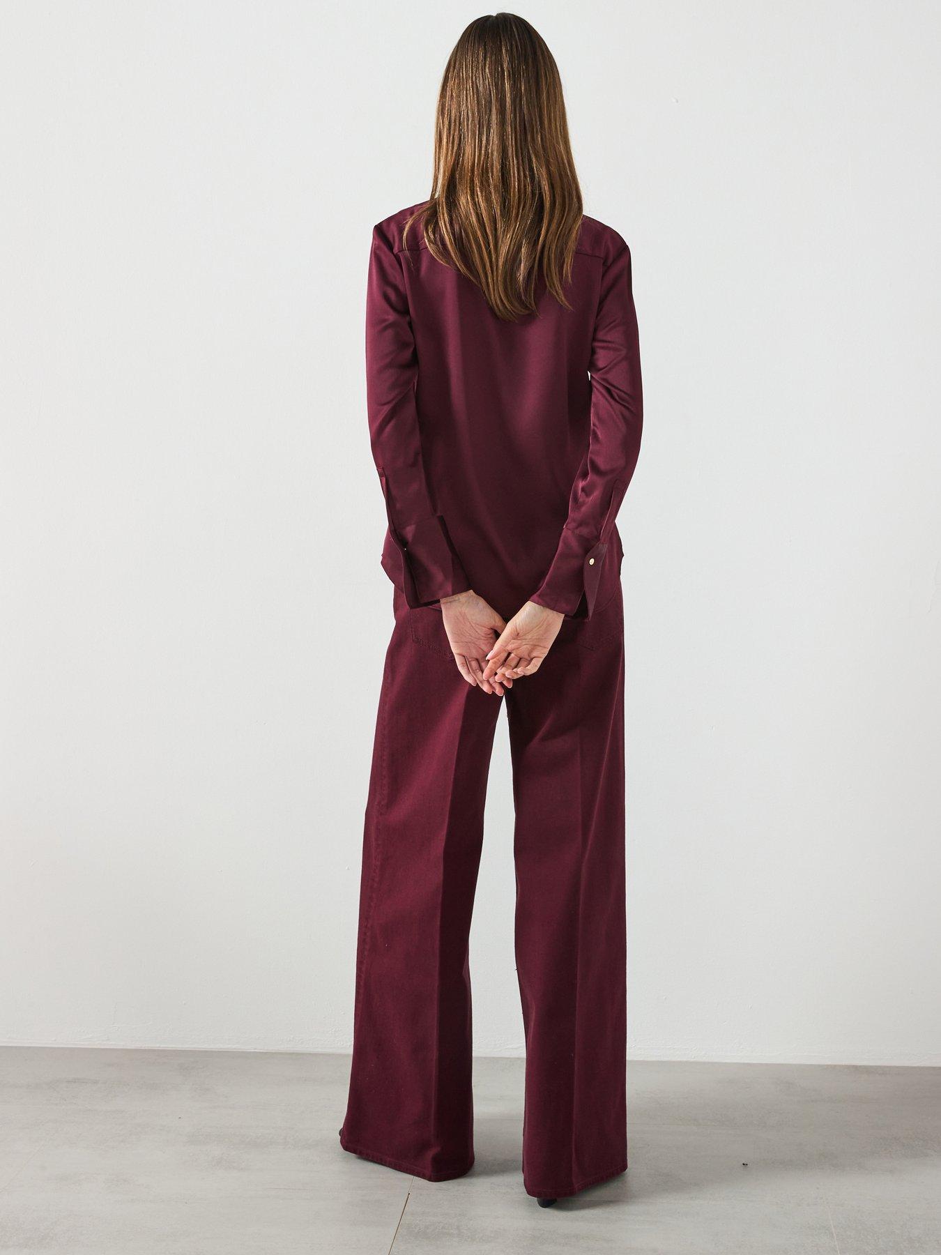 mango-satin-finish-flowy-shirt-redoutfit