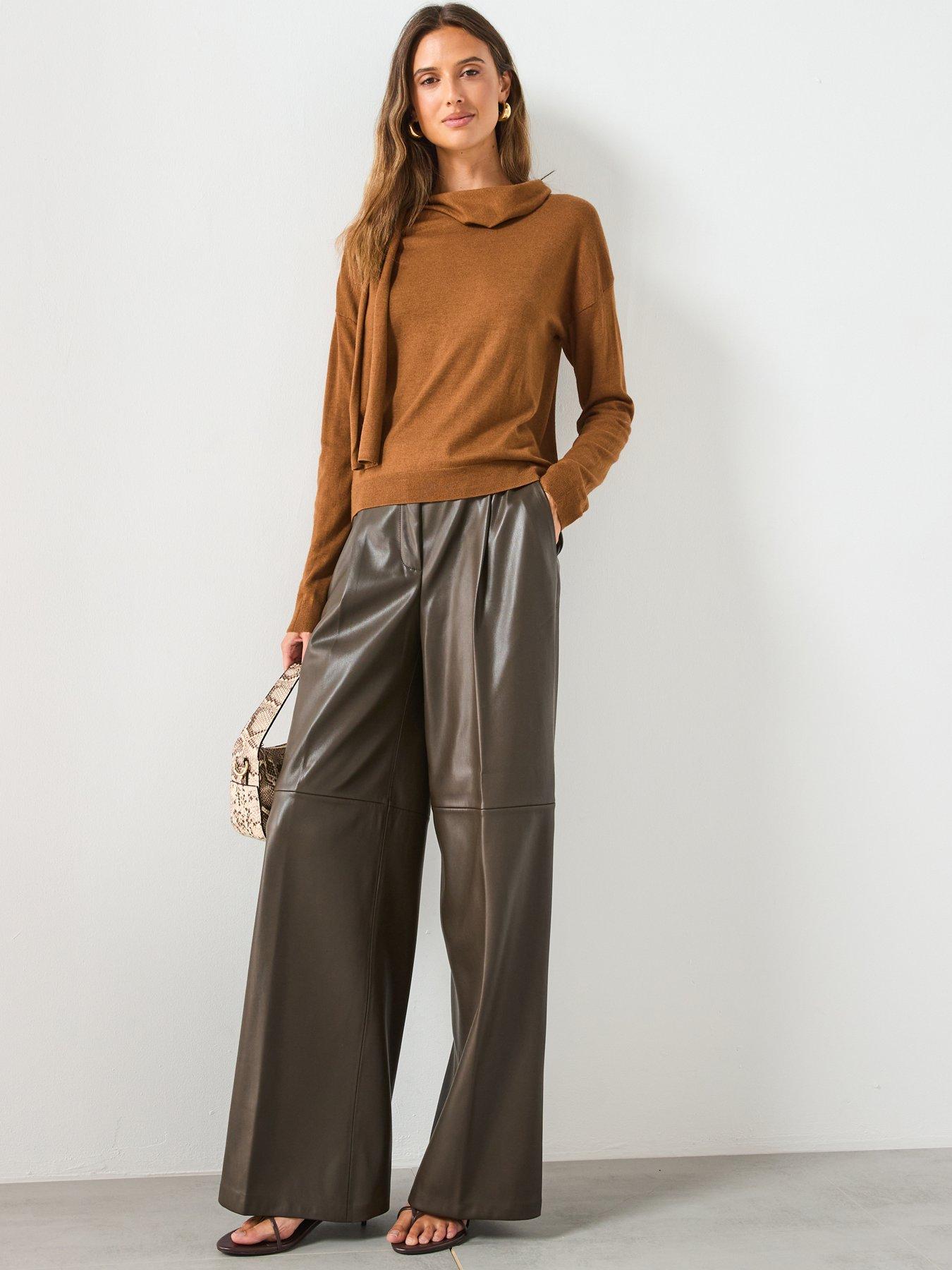 mango-fine-knit-sweater-with-scarf-beigeback