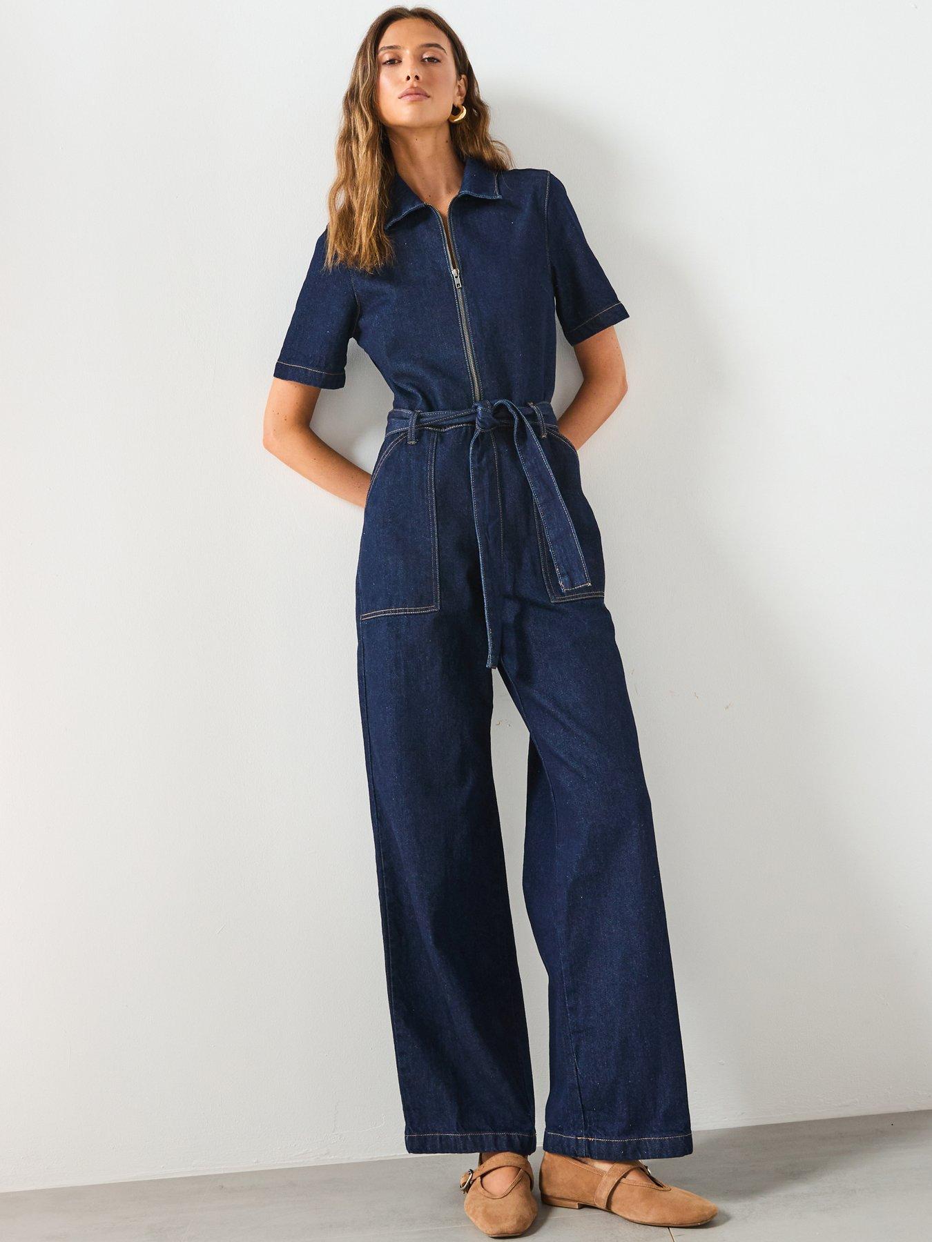 mango-belt-denim-jumpsuit-bluestillFront