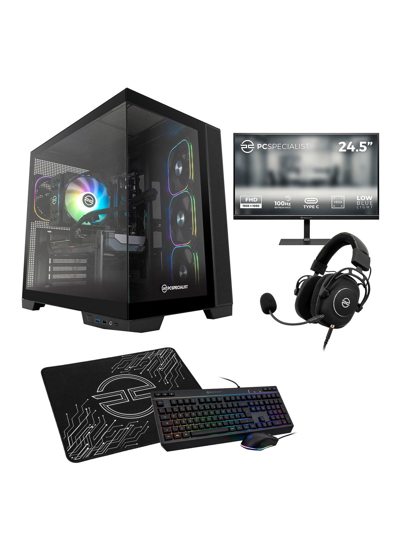 pcspecialist-fusion-34-gaming-desktop-bundle-amd-radeon-rx-9060-xt-amd-ryzen-5-16gb-ram-1tb-ssd