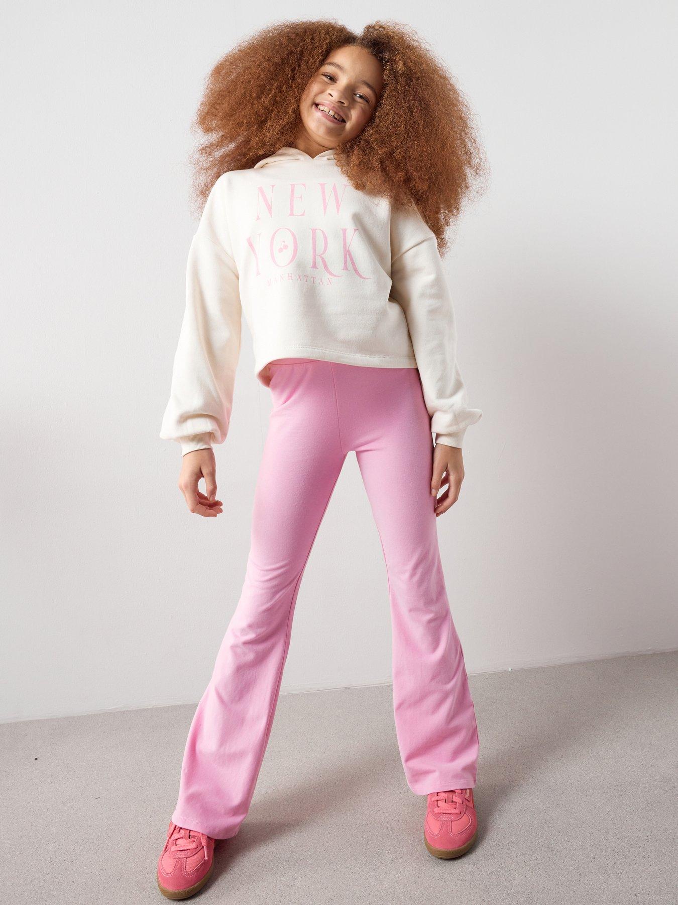 The Very Collection Girls Contrast Sweat Hoody and Bottoms