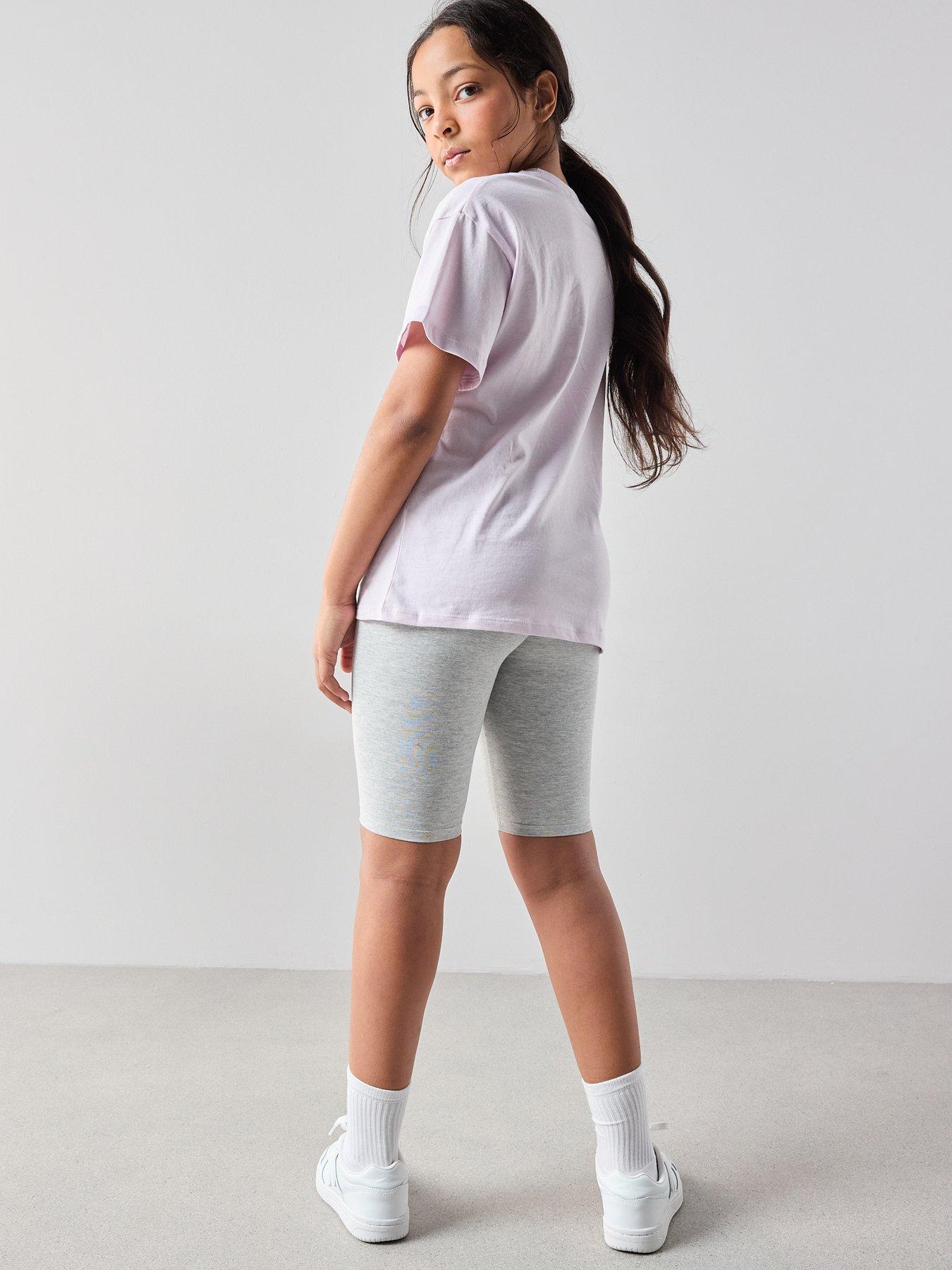 Image 2 of 5 of The Very Collection Girls Printed Cycilng Short Set