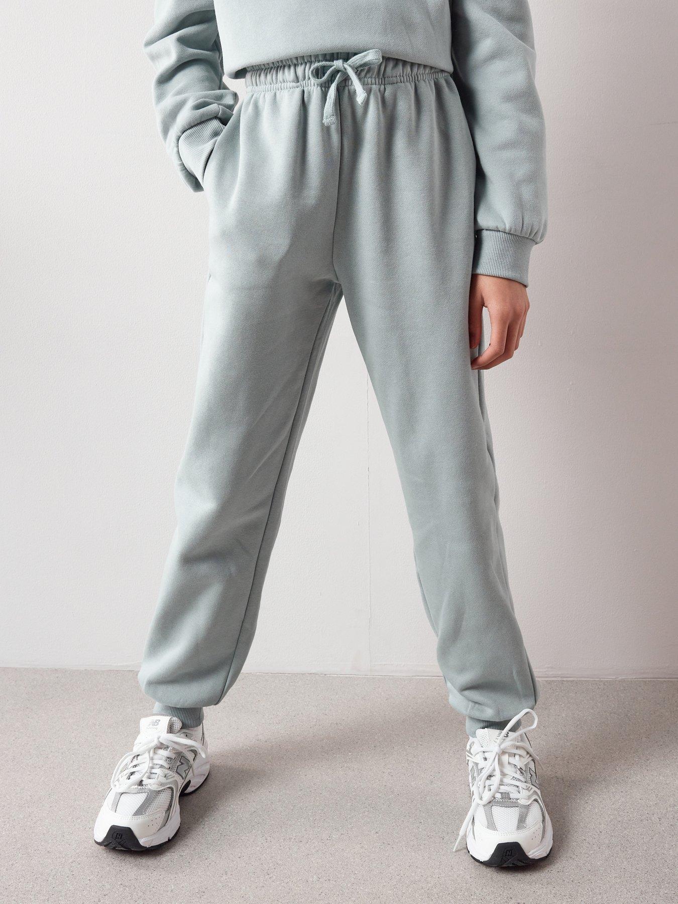 Image 1 of 6 of The Very Collection Girls Sweat Joggers - Sage Green