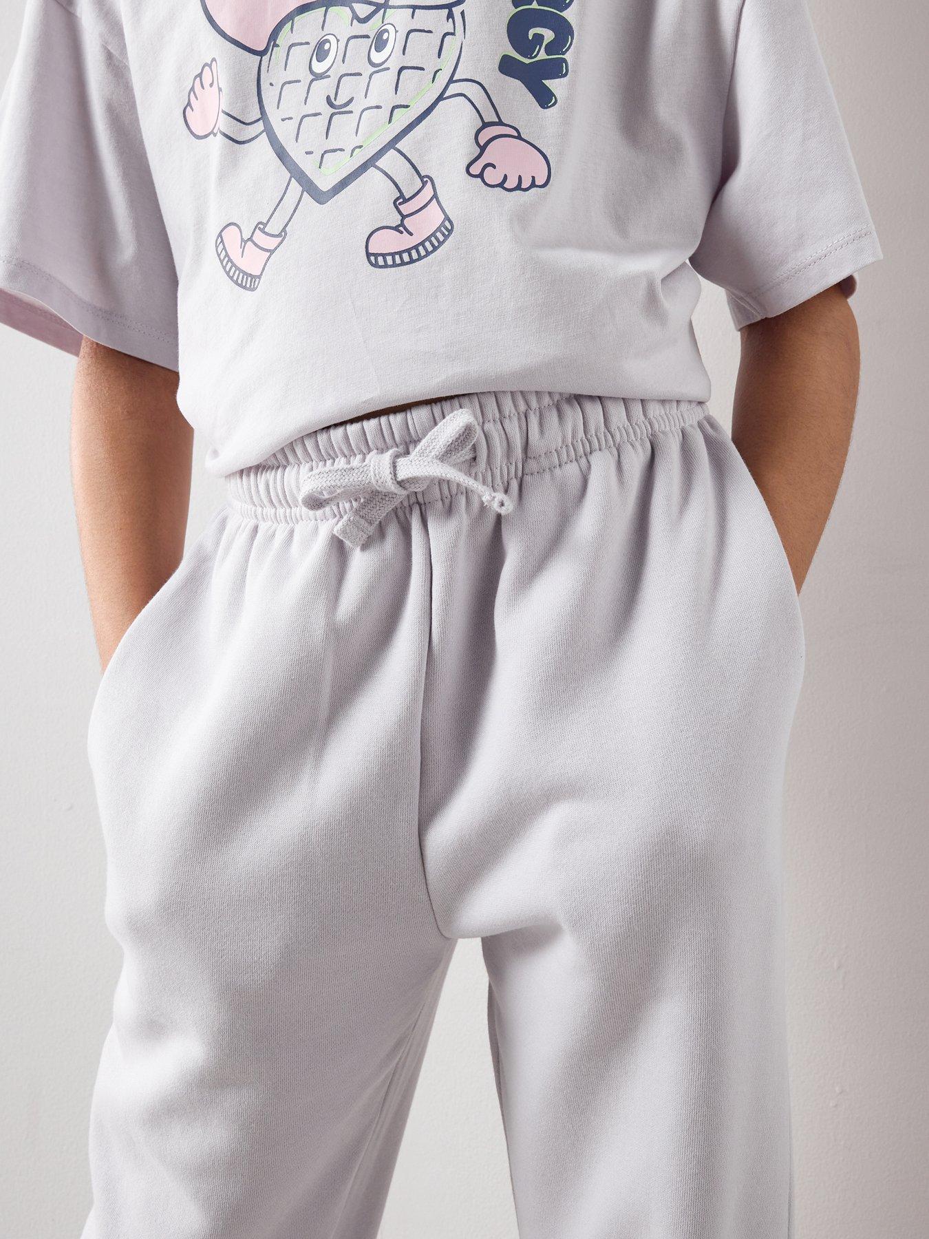 Image 4 of 6 of The Very Collection Girls Sweat Joggers - Lilac