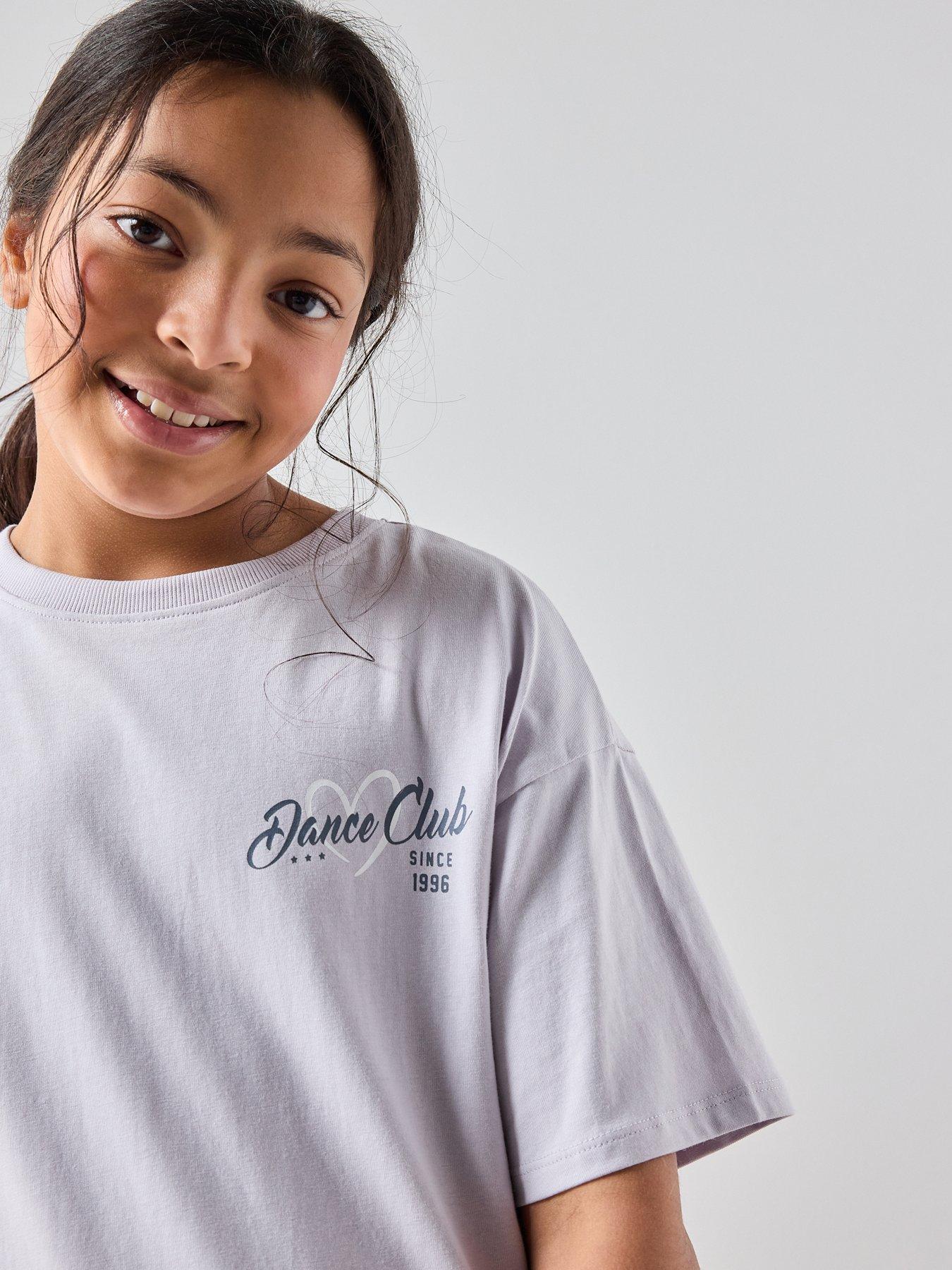 Image 4 of 5 of The Very Collection Girls Jersey Tshirt dress