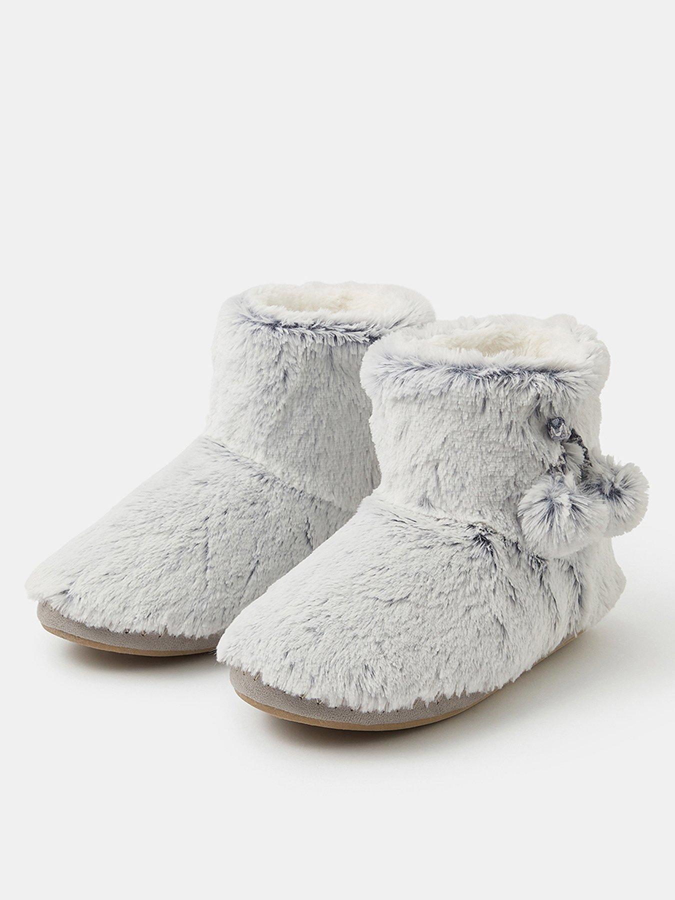 accessorize-super-soft-pom-pom-slipper-boots-greystillFront