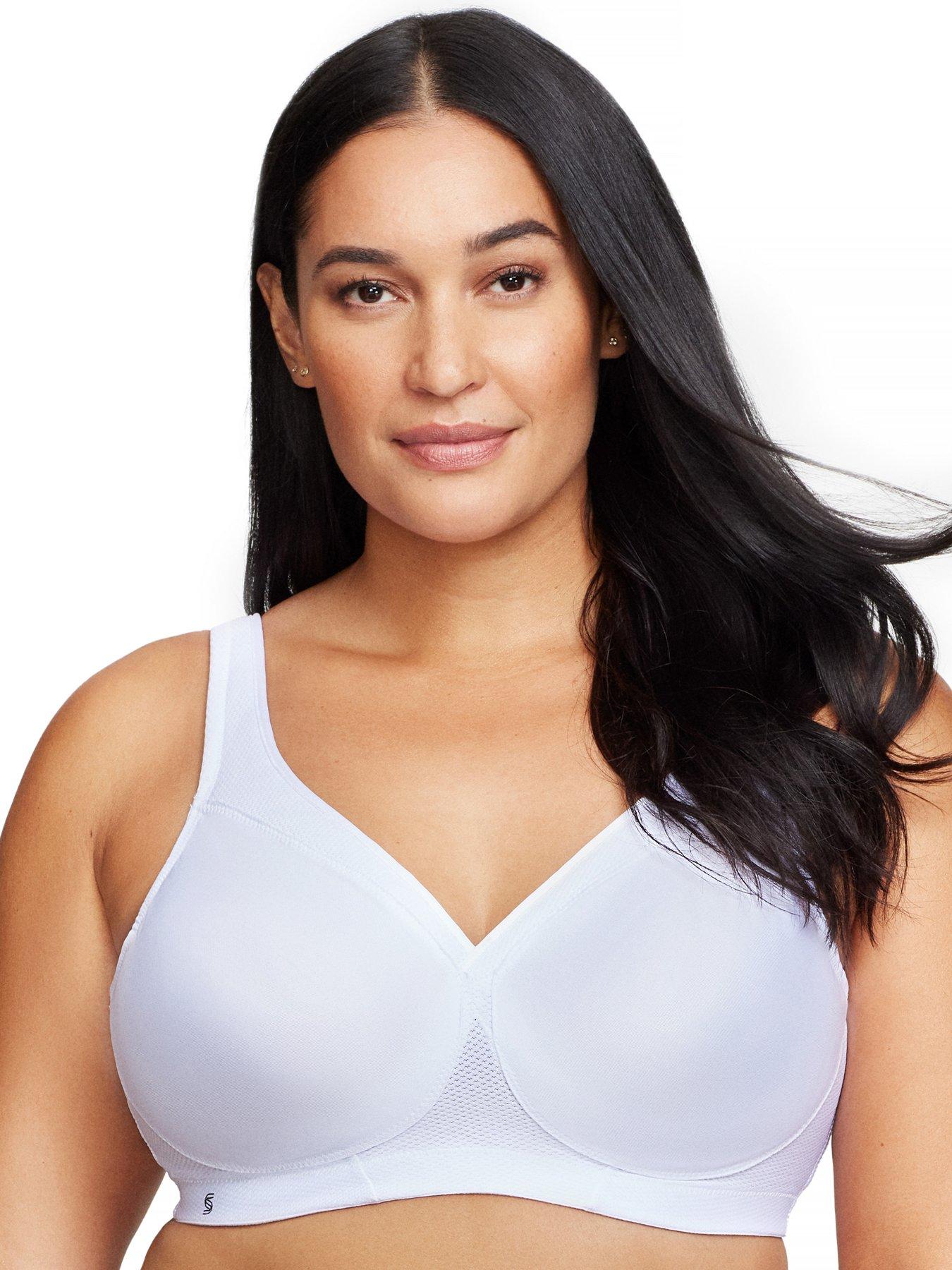 Image 1 of 6 of Glamorise 1006 Sport Bra - White