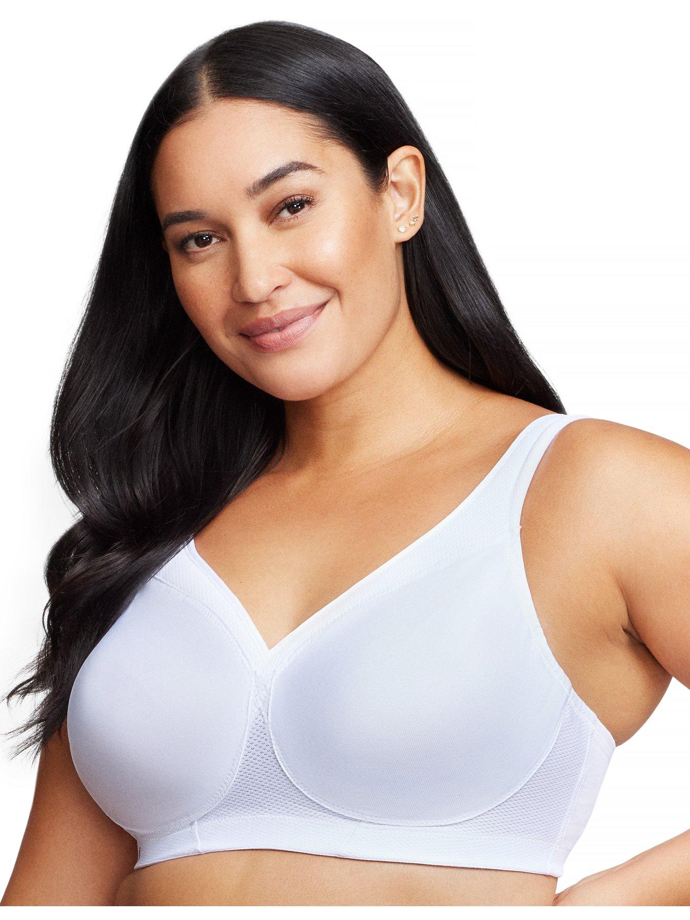 Image 3 of 6 of Glamorise 1006 Sport Bra - White