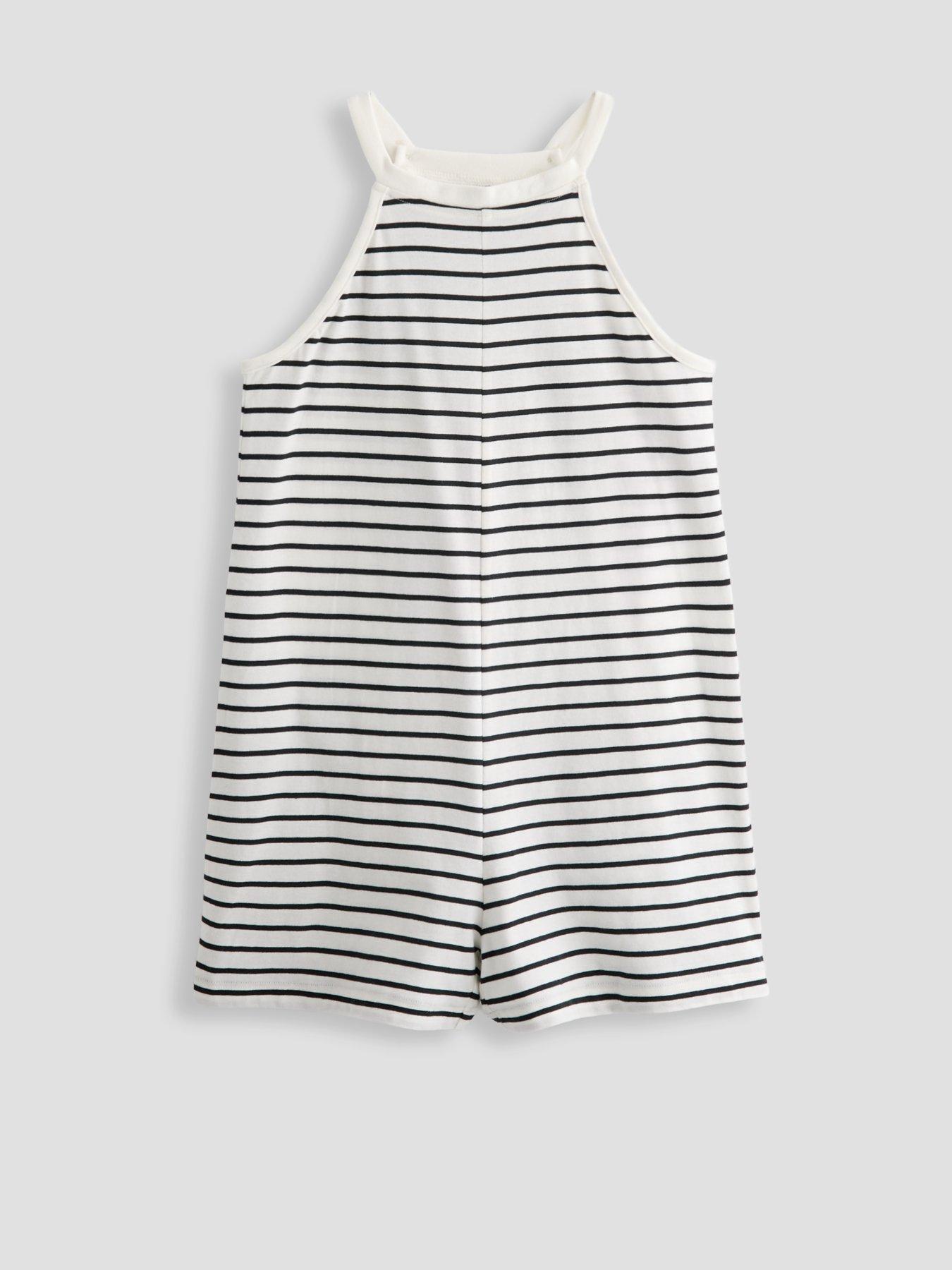 Image 7 of 7 of The Very Collection Girls Stripe Playsuit - Print