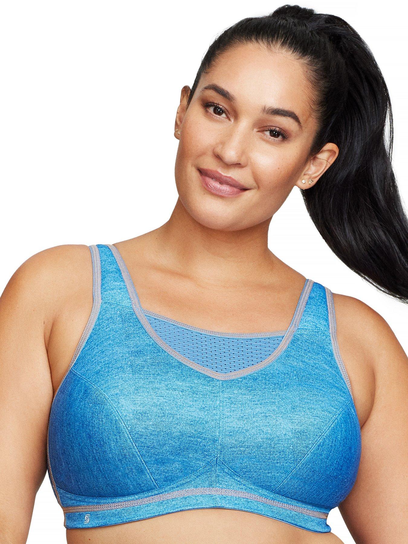 Glamorise Glamorise 1067 Sport Bra - Light Denim