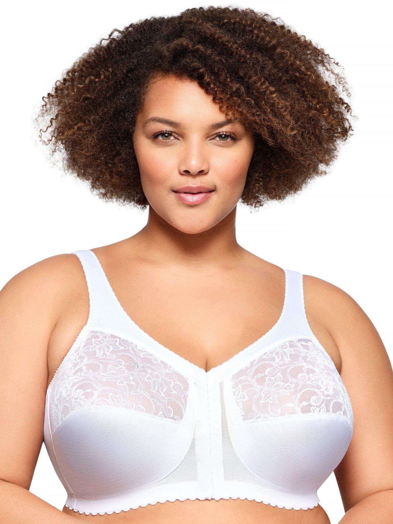 Image 1 of 6 of Glamorise Glamorise 1200 Magic Support Lift Bra - White
