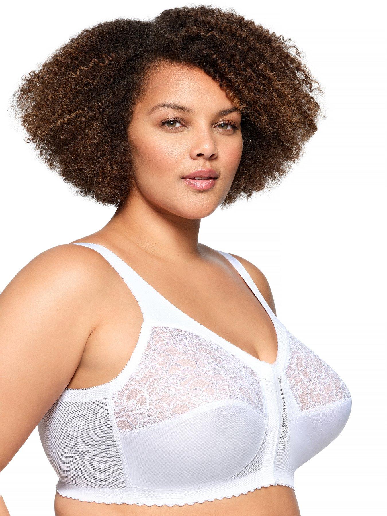 Image 3 of 6 of Glamorise Glamorise 1200 Magic Support Lift Bra - White