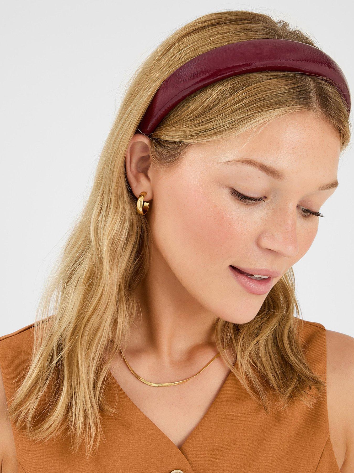 Image 2 of 3 of Accessorize Patent Headband - Red