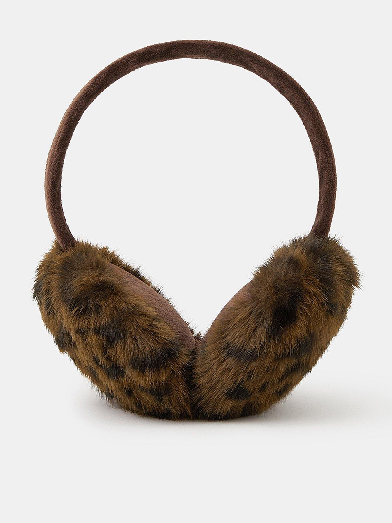 accessorize-faux-fur-leopard-print-earmuffs-brownfront