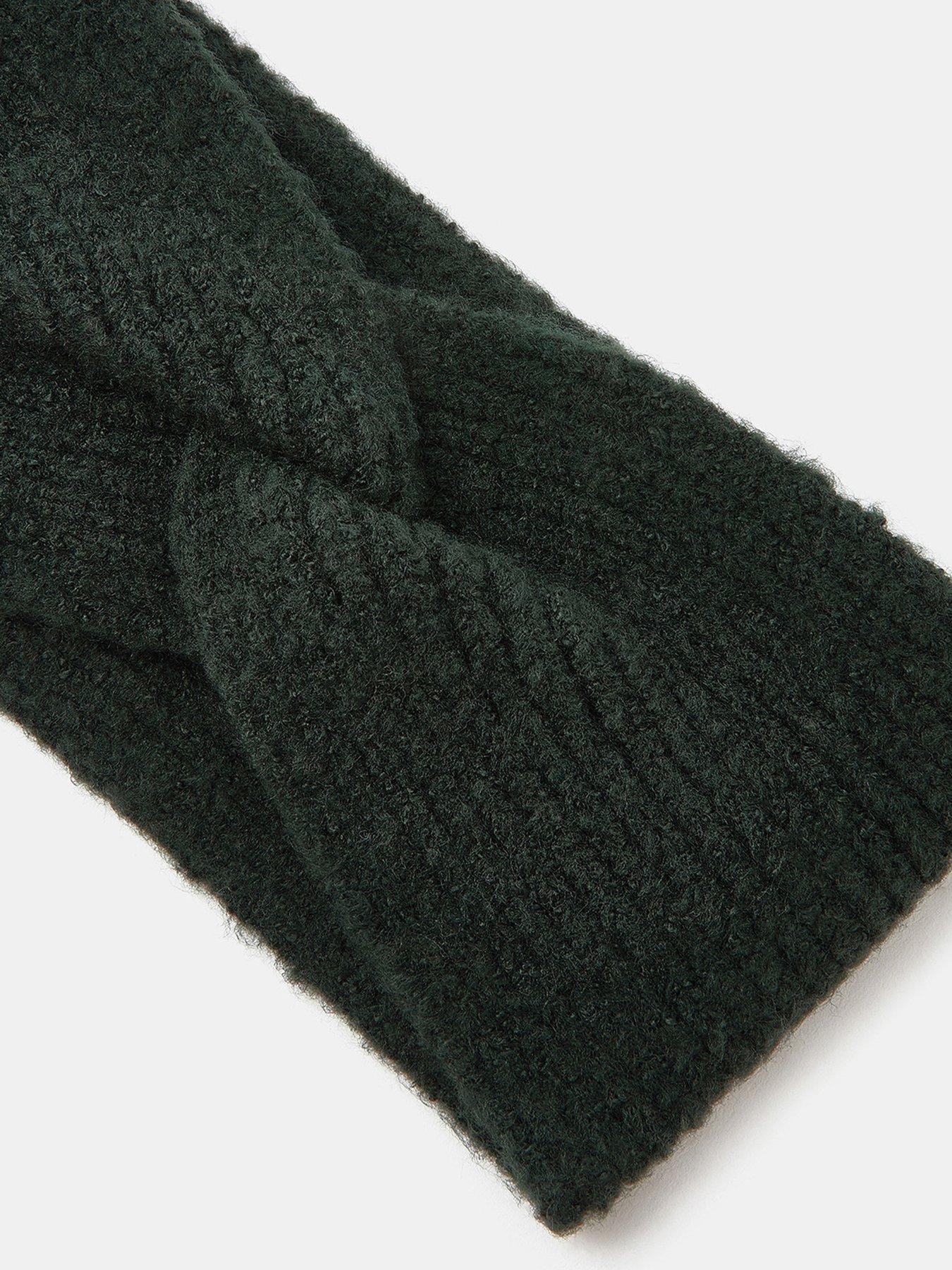 Image 3 of 3 of Accessorize Soft Knit Bando Headband - Black