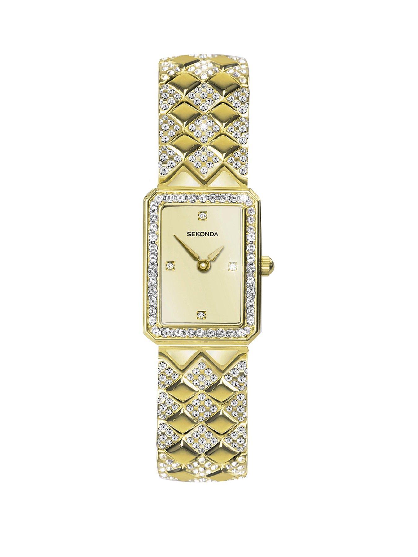 Sekonda Sekonda Womens Lunar Gold Alloy Bracelet with Champagne Dial Analogue Watch