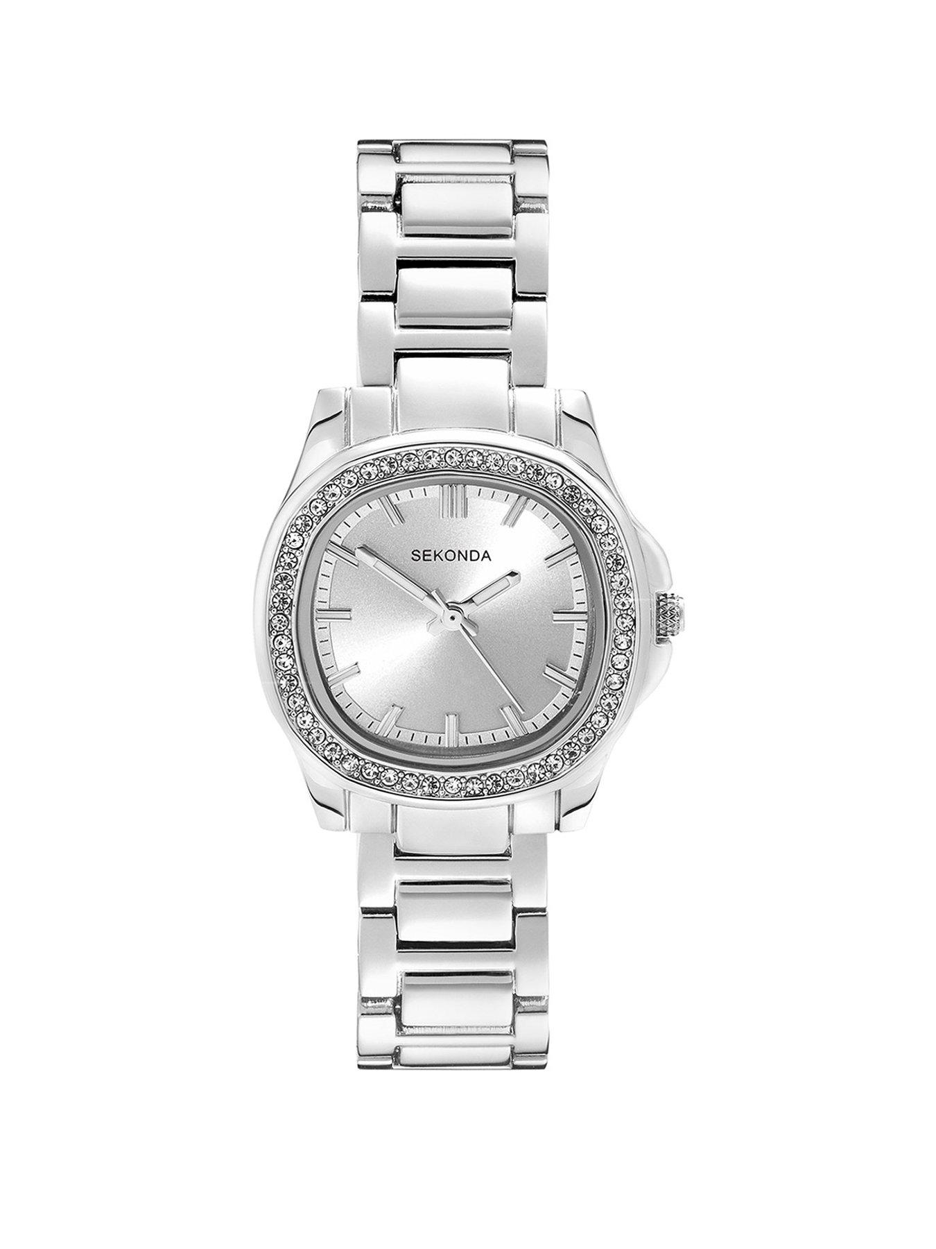 Sekonda Sekonda Womens Octaire Silver Stainless Steel Bracelet with Silver Dial Analogue Watch
