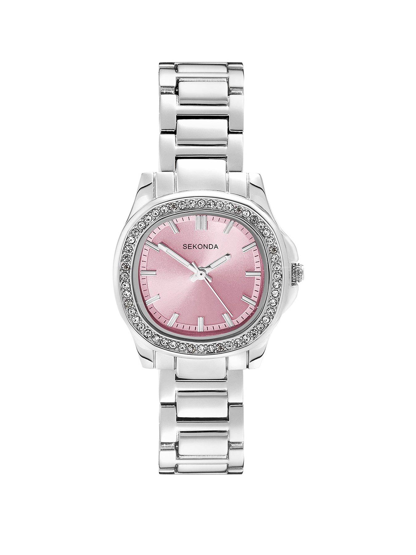 sekonda-sekonda-womens-octaire-silver-stainless-steel-bracelet-with-pink-dial-analogue-watch