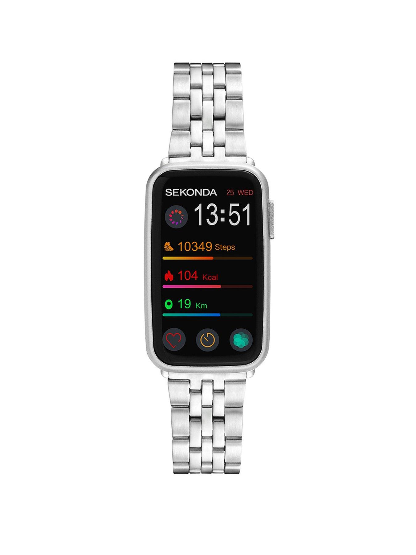 sekonda-sekonda-unisex-track-silver-alloy-bracelet-with-lcd-dial-smartwatch