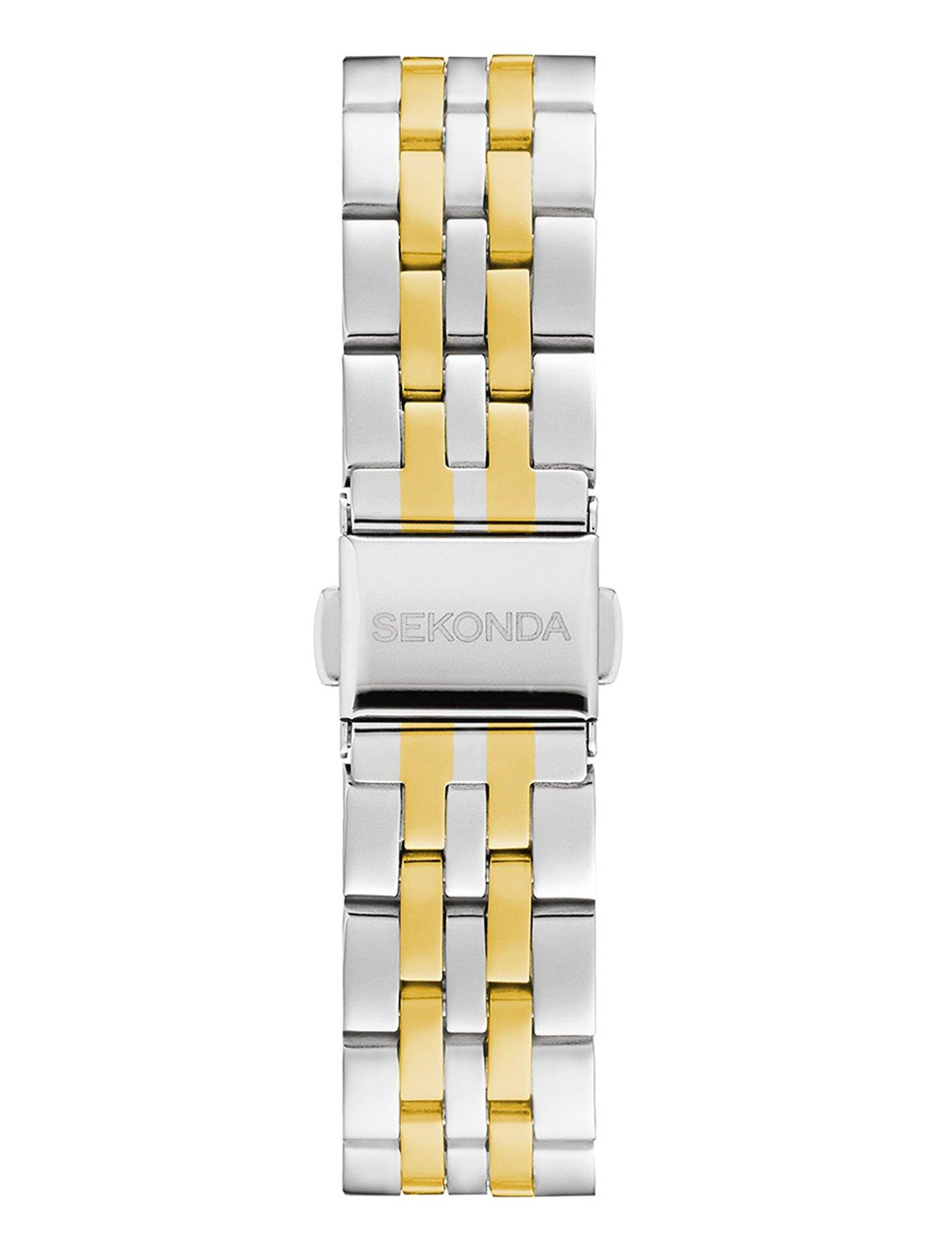 Image 6 of 7 of Sekonda Sekonda Unisex Track Two Tone Alloy Bracelet with LCD Dial Smartwatch