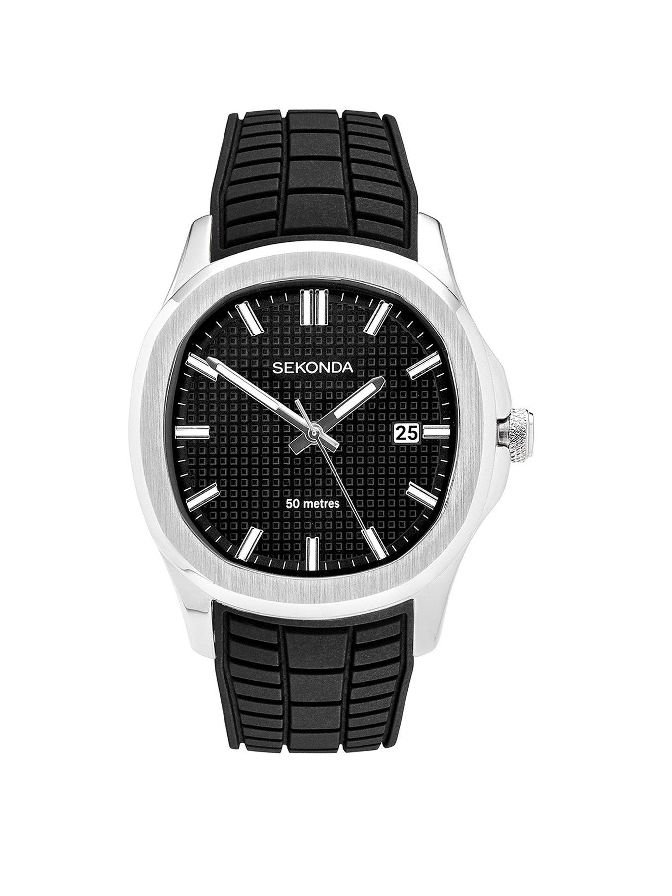 sekonda-sekonda-mens-octaire-black-silicone-strap-with-black-dial-analogue-watch