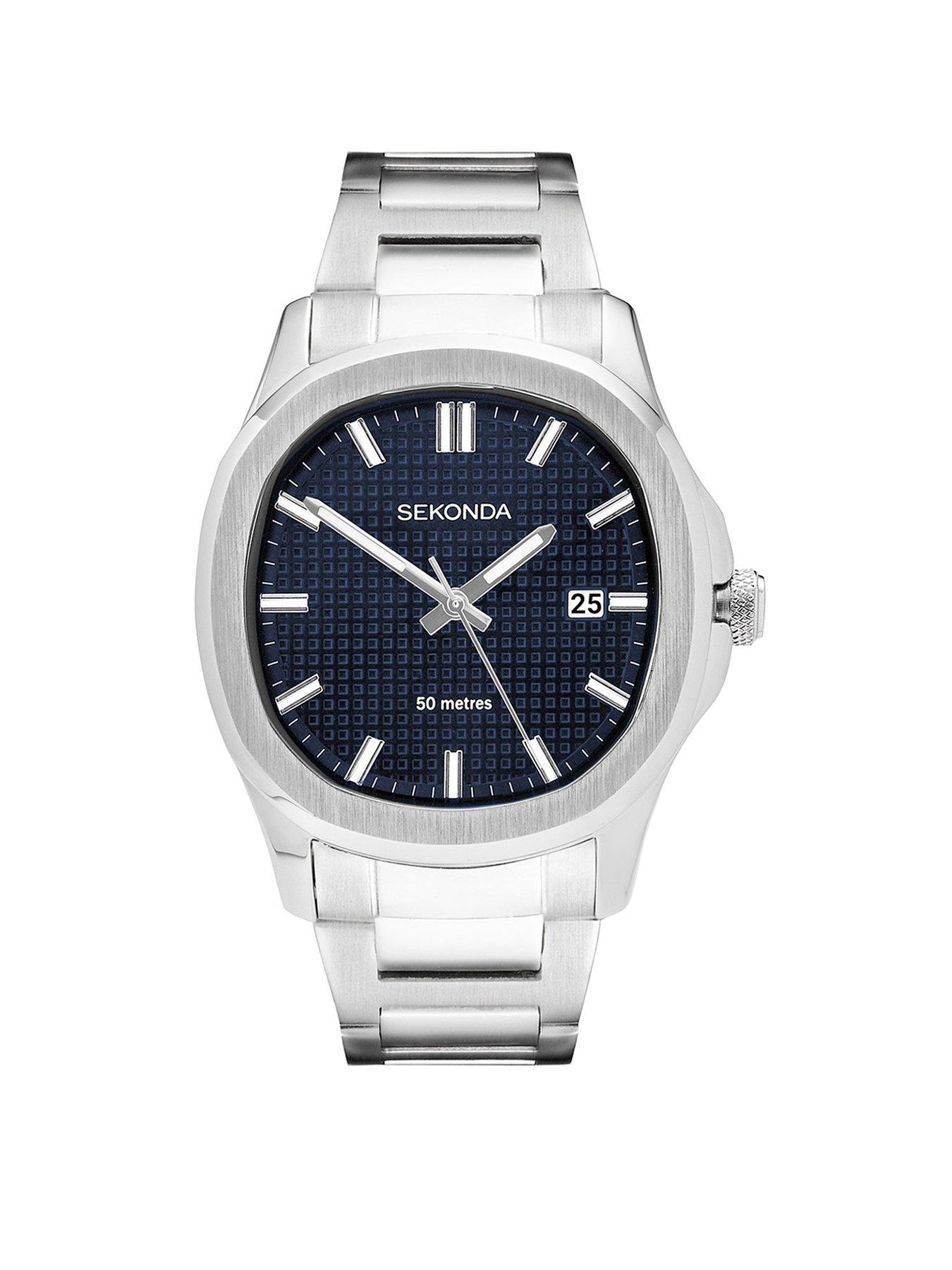 sekonda-sekonda-mens-octaire-silver-stainless-steel-bracelet-with-blue-dial-analogue-watch